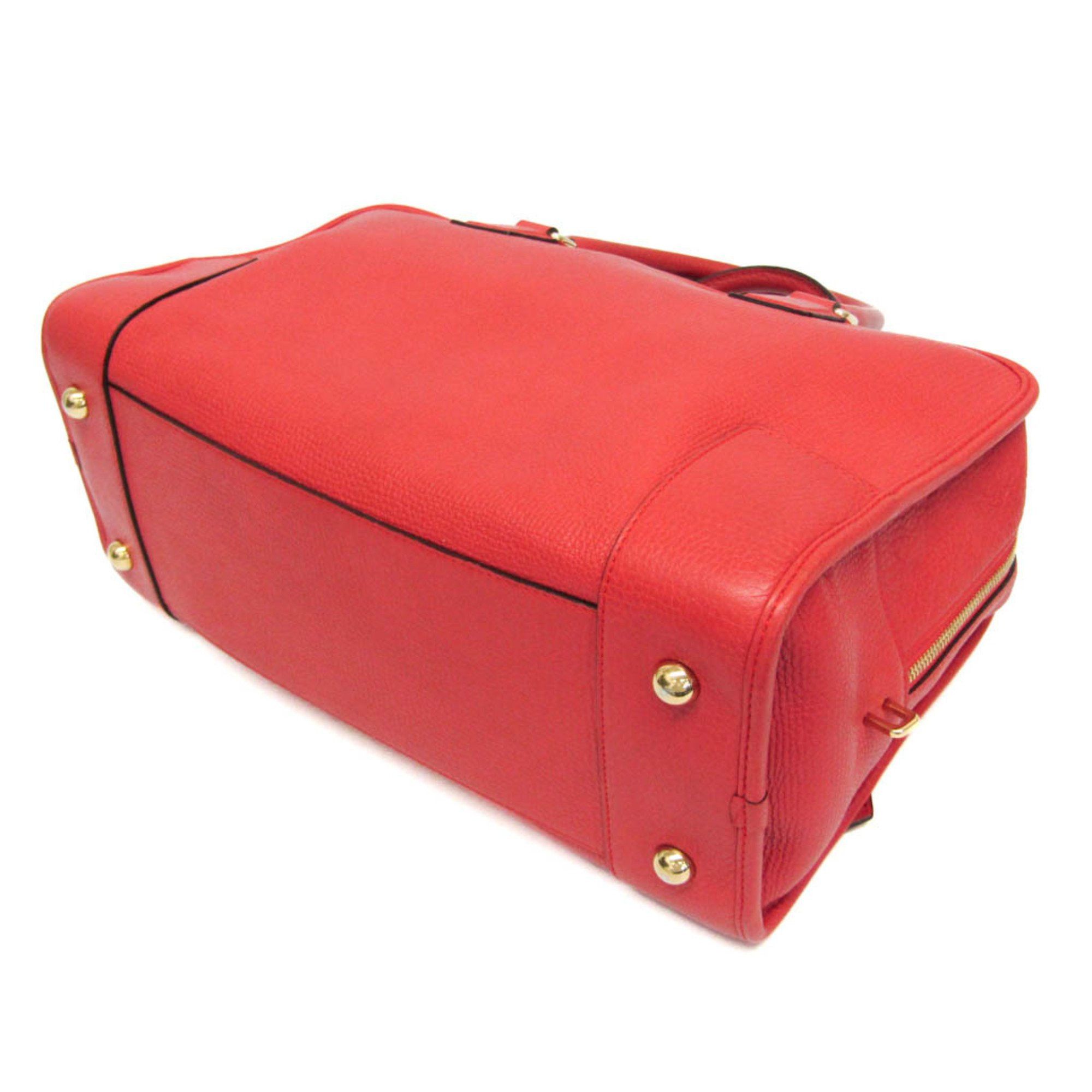 Loewe Loewe Amazona 36 352.45.A22 Women's Leather Handbag Red Orange Size ONE SIZE - 2 Thumbnail