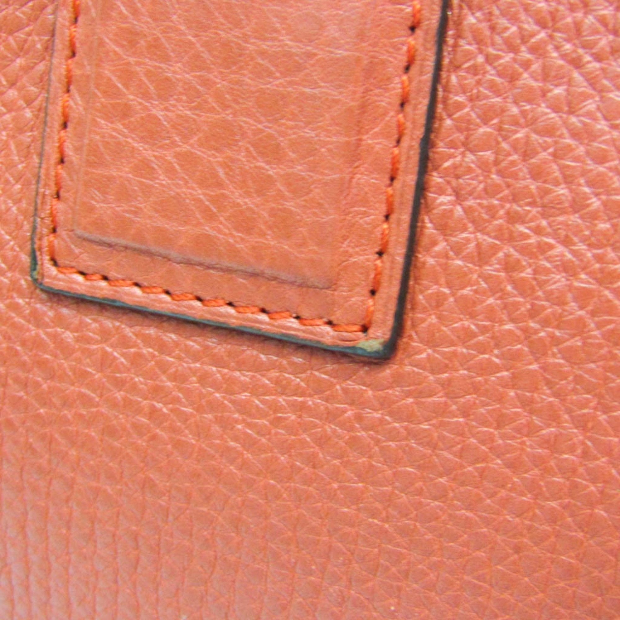 Loewe Loewe Amazona 36 352.45.A22 Women's Leather Handbag Red Orange Size ONE SIZE - 5 Thumbnail