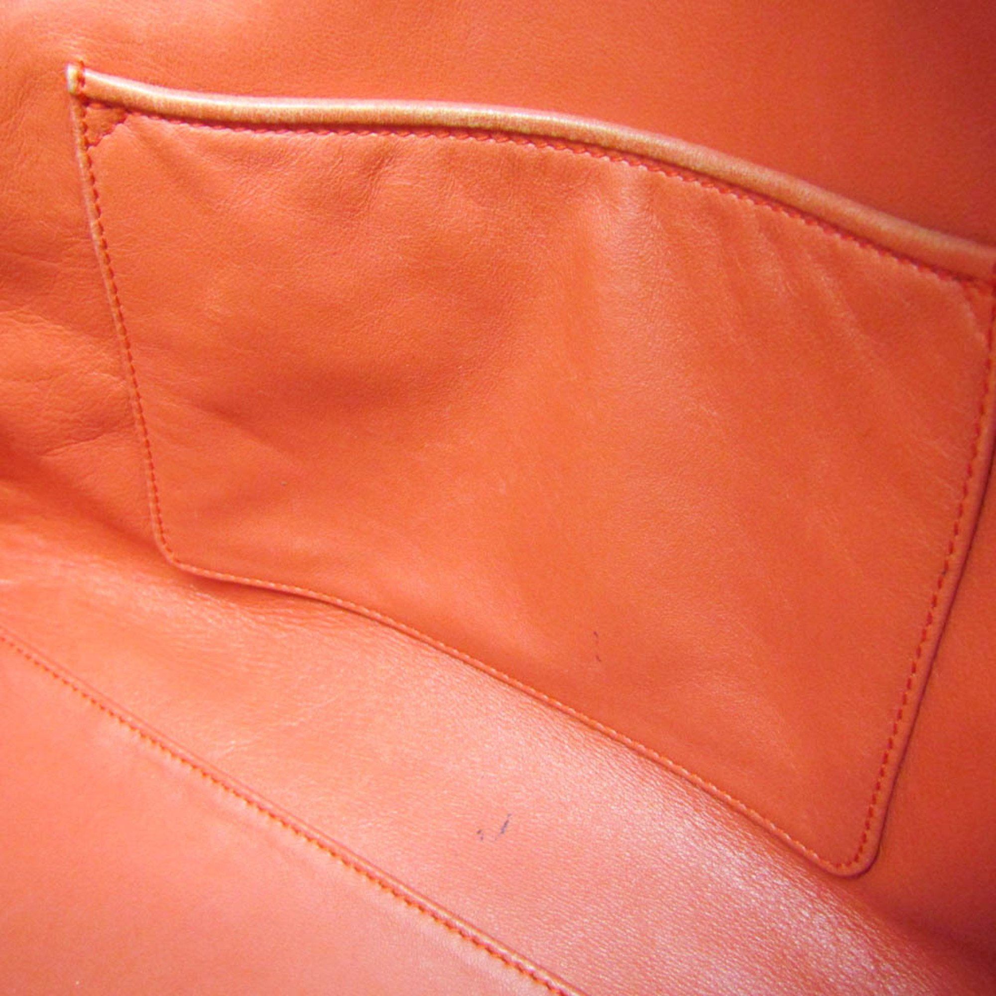 Loewe Loewe Amazona 36 352.45.A22 Women's Leather Handbag Red Orange Size ONE SIZE - 11 Thumbnail