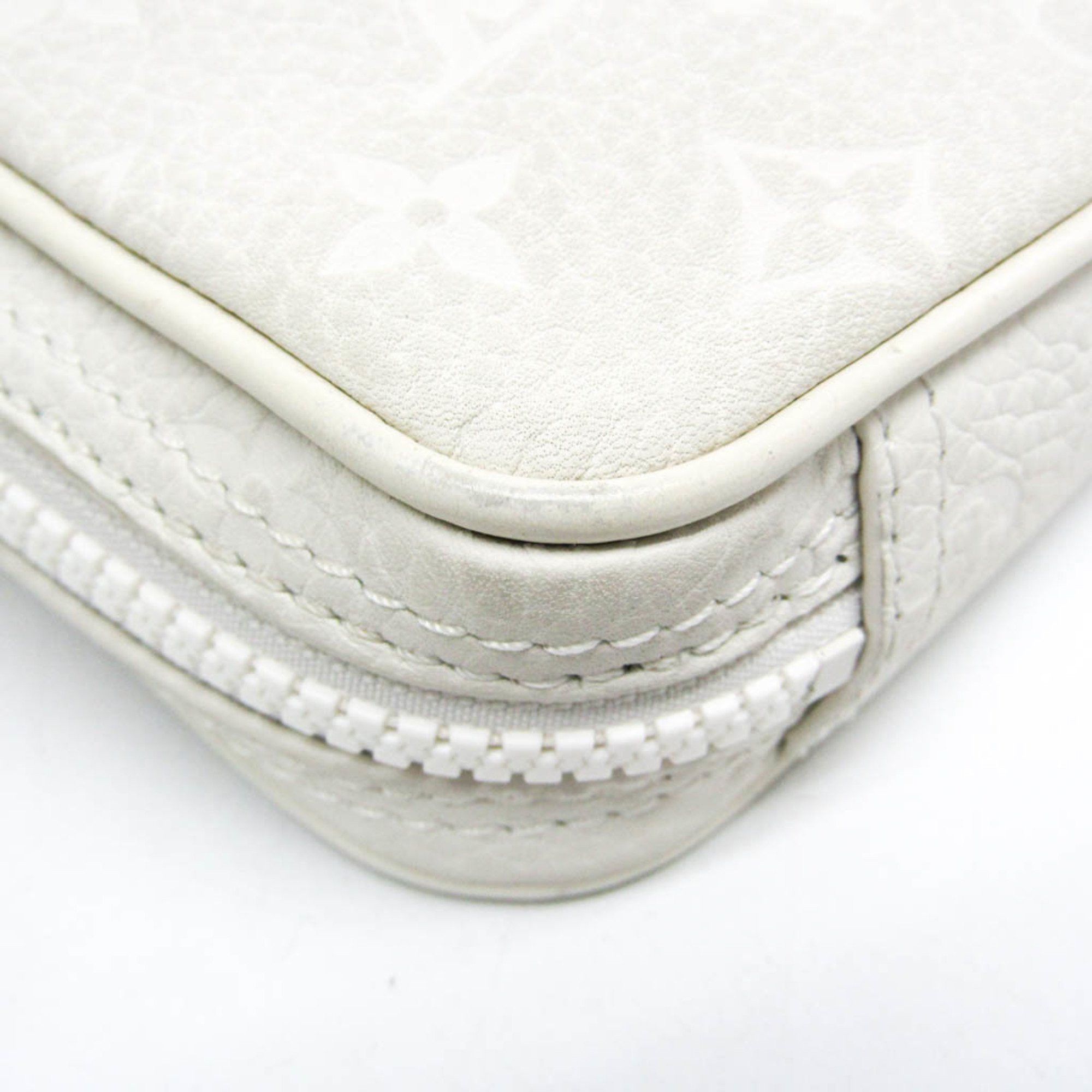 Louis Vuitton Louis Vuitton Monogram Empreinte Utility Side Bag M53297 2019 Spring/Summer Collection Men's Shoulder Bag,Sling Bag White Size ONE SIZE - 4 Thumbnail