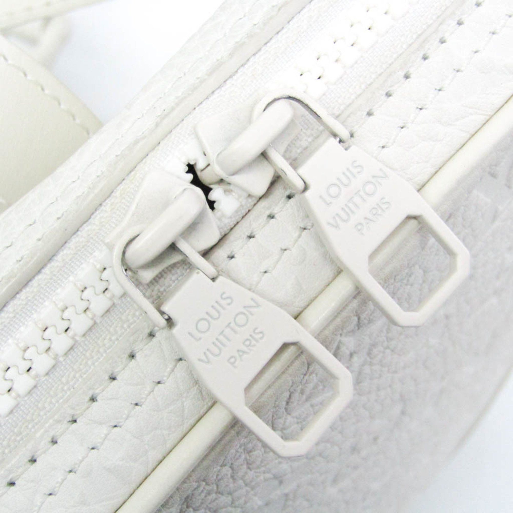 Louis Vuitton Louis Vuitton Monogram Empreinte Utility Side Bag M53297 2019 Spring/Summer Collection Men's Shoulder Bag,Sling Bag White Size ONE SIZE - 13 Thumbnail