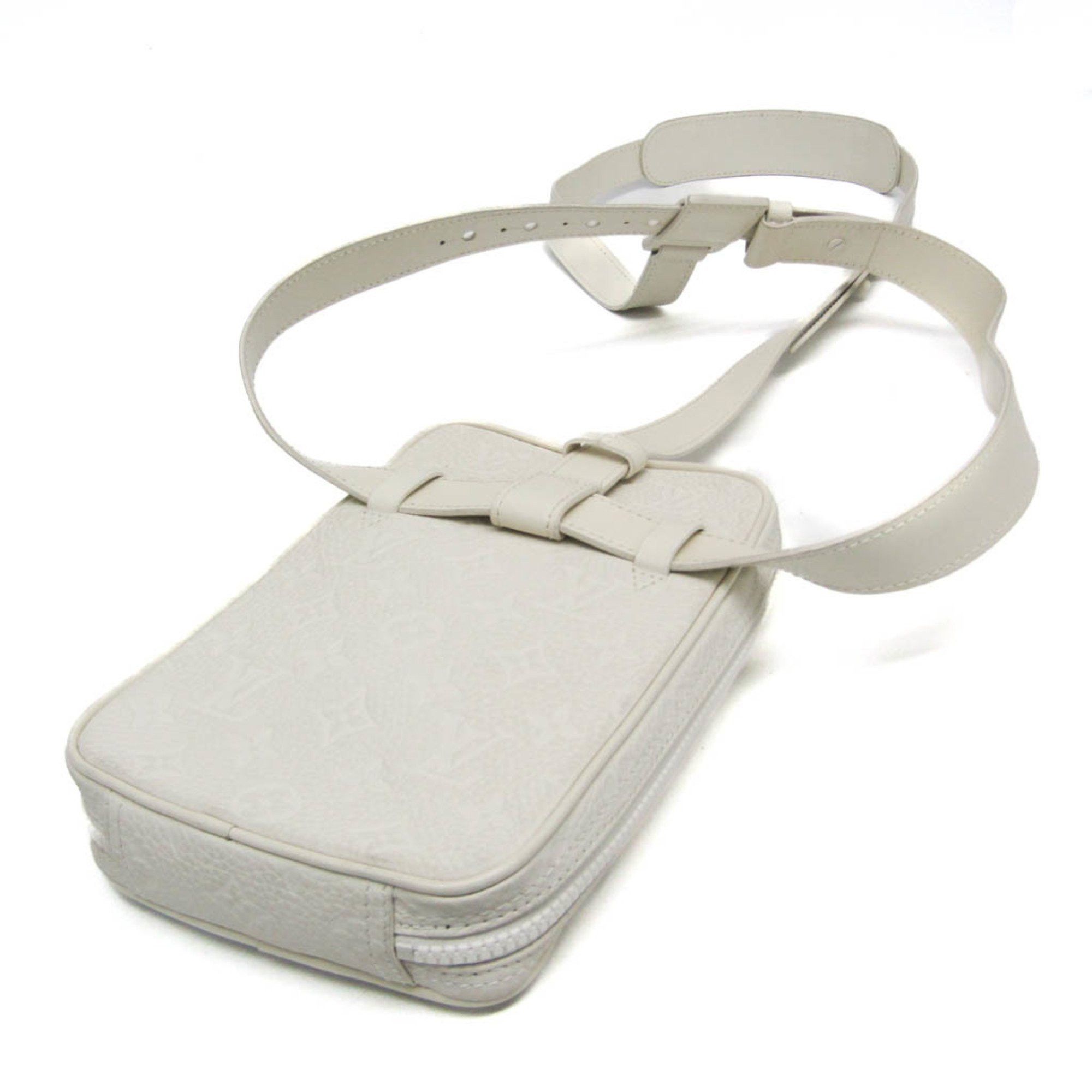Louis Vuitton Louis Vuitton Monogram Empreinte Utility Side Bag M53297 2019 Spring/Summer Collection Men's Shoulder Bag,Sling Bag White Size ONE SIZE - 2 Thumbnail