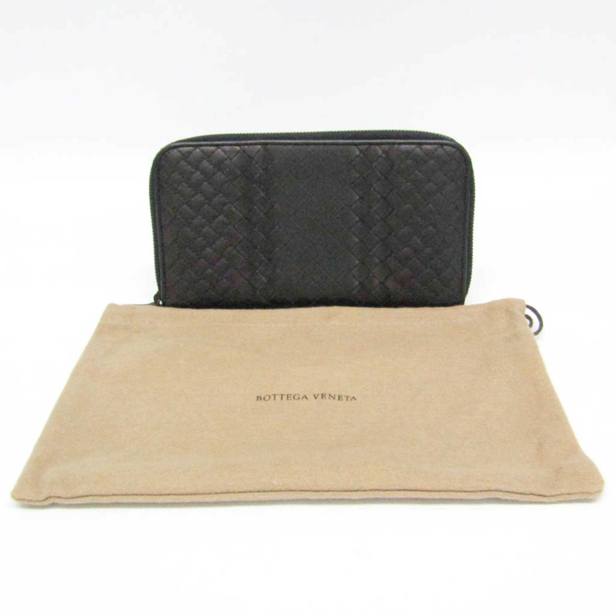 Bottega Veneta Bottega Veneta Intrecciato Men's Leather Long Wallet (bi-fold) Black Size ONE SIZE - 2 Thumbnail