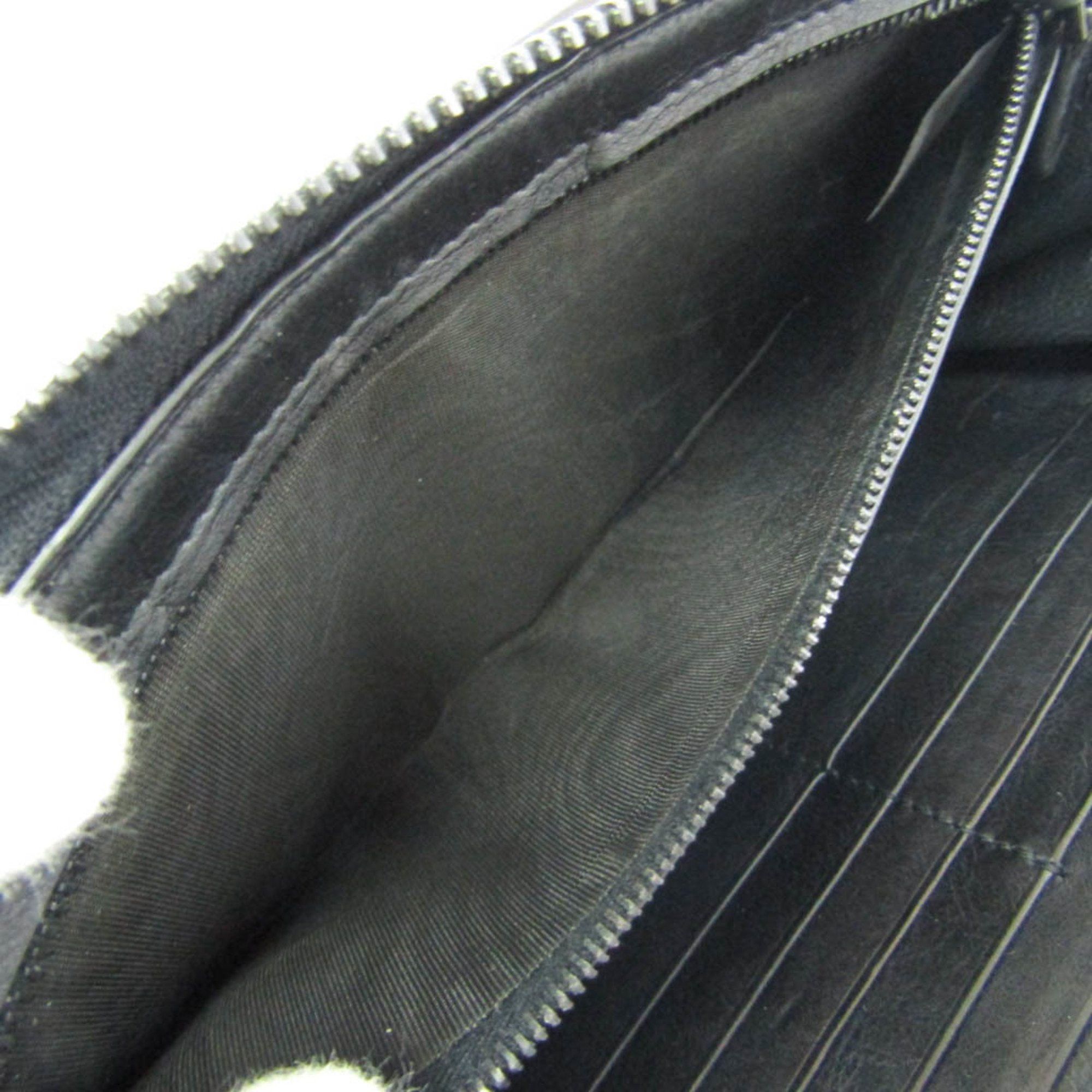Bottega Veneta Bottega Veneta Intrecciato Men's Leather Long Wallet (bi-fold) Black Size ONE SIZE - 9 Thumbnail