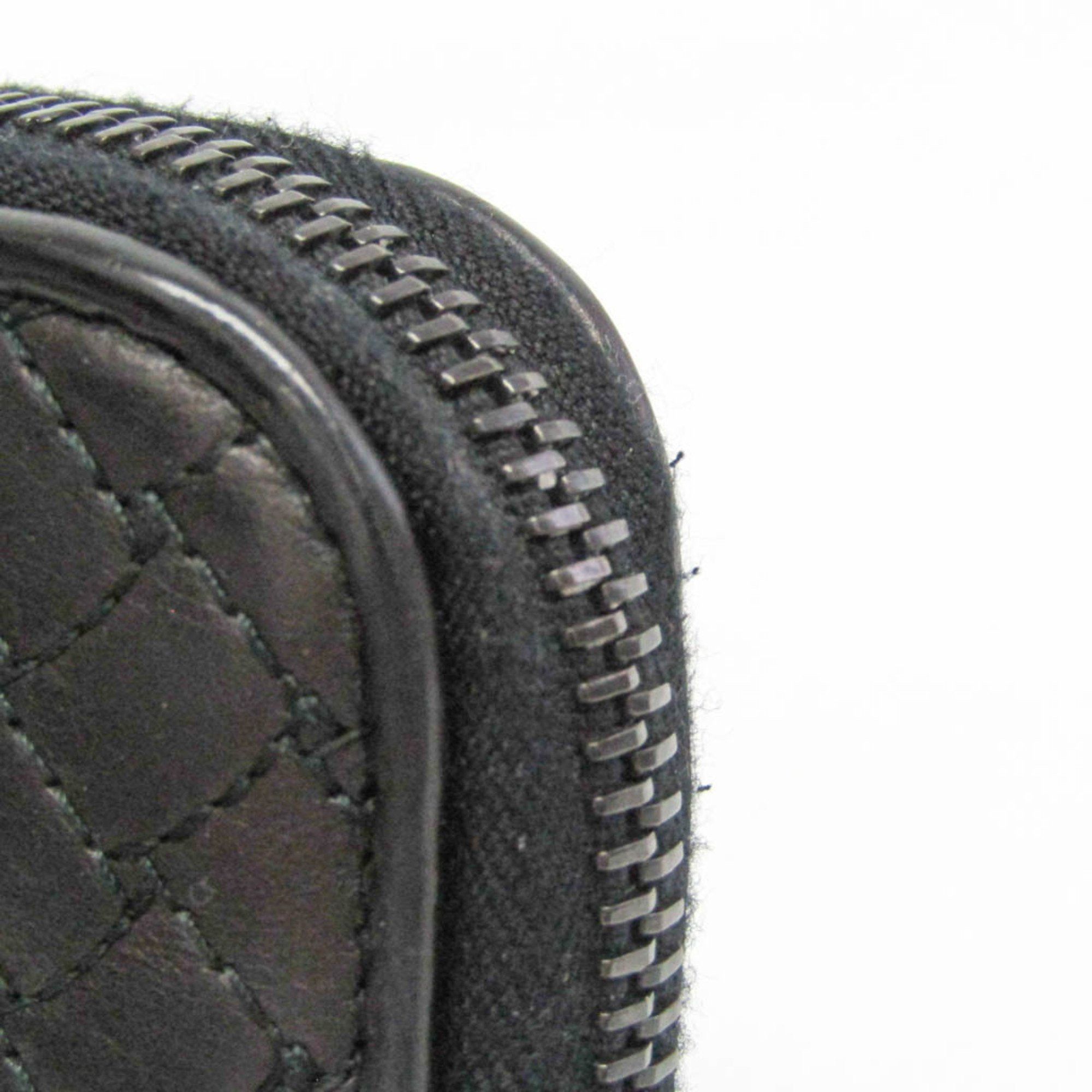 Bottega Veneta Bottega Veneta Intrecciato Men's Leather Long Wallet (bi-fold) Black Size ONE SIZE - 5 Thumbnail