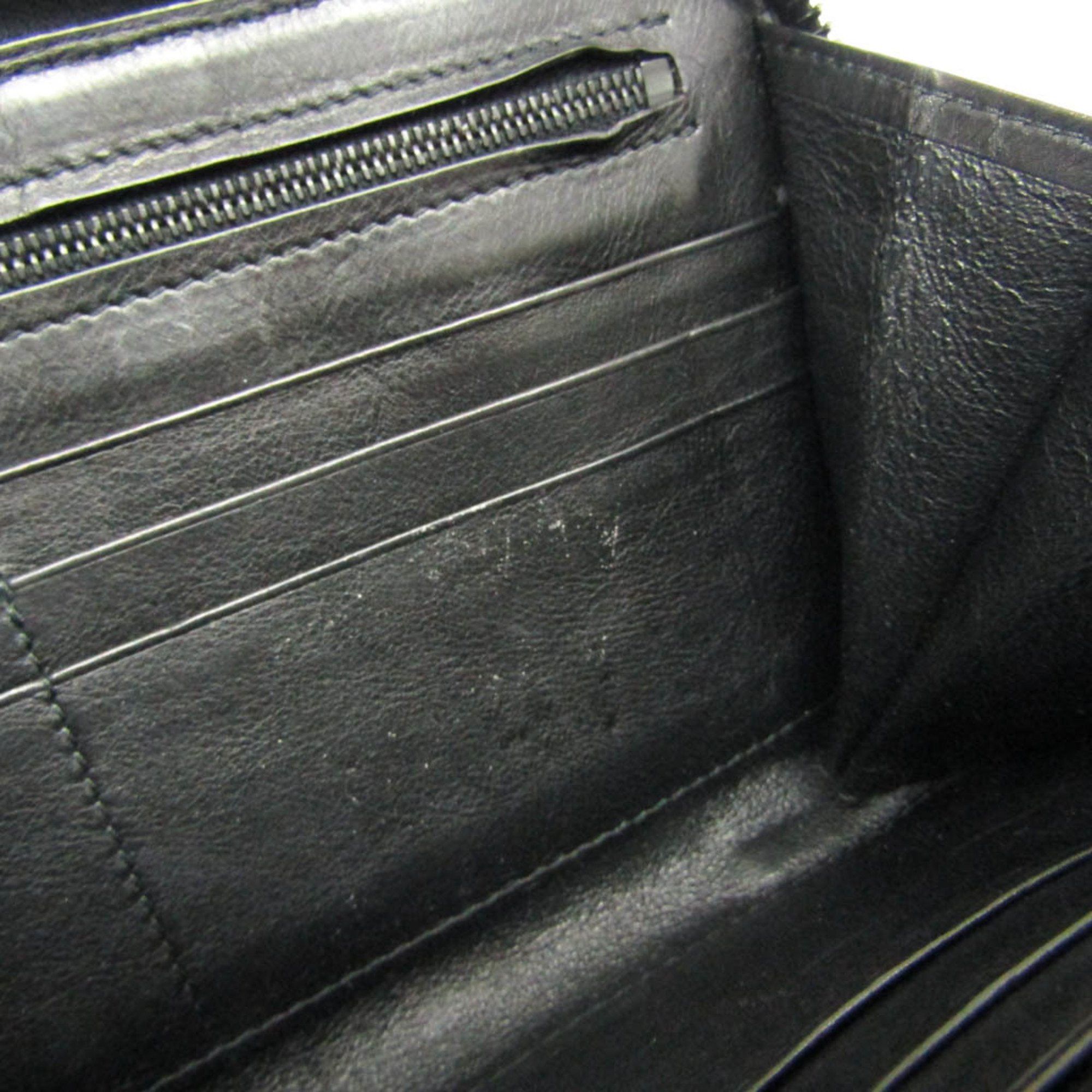 Bottega Veneta Bottega Veneta Intrecciato Men's Leather Long Wallet (bi-fold) Black Size ONE SIZE - 11 Thumbnail