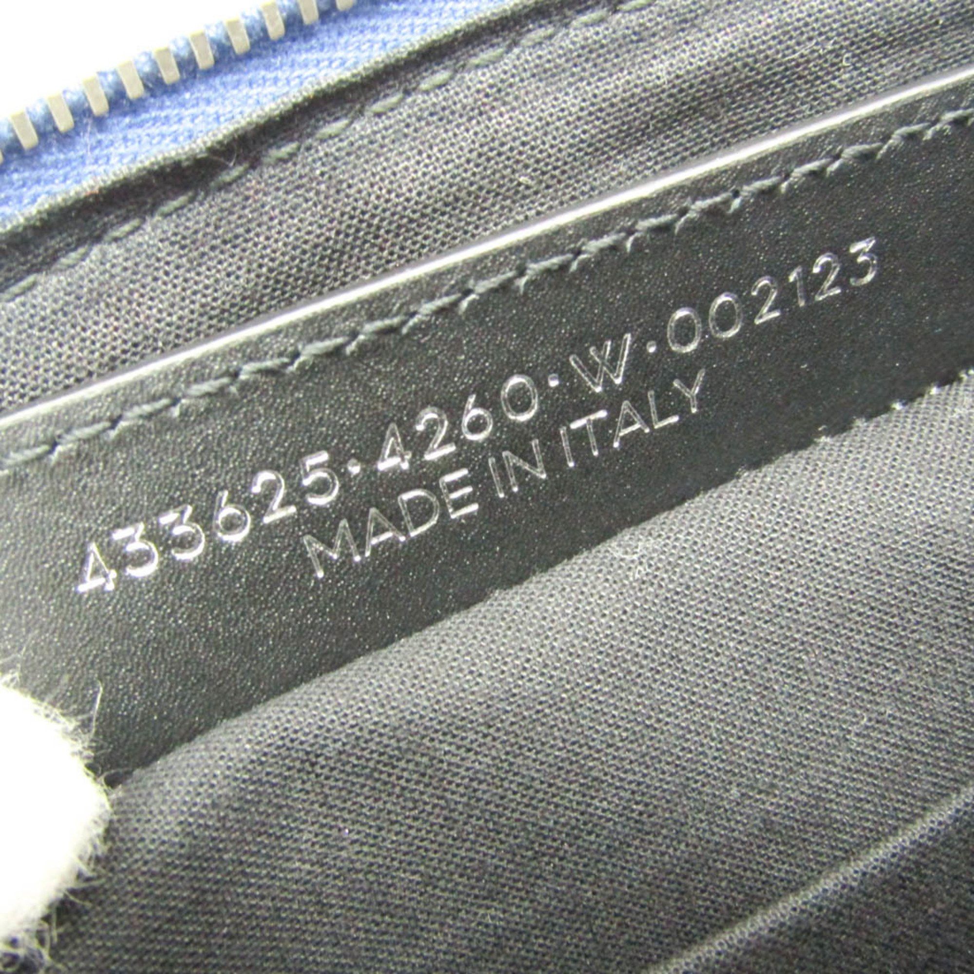 Balenciaga Balenciaga 433625 Men,Women Canvas,Leather Fanny Pack,Sling Bag Black,Royal Blue Size ONE SIZE - 11 Thumbnail