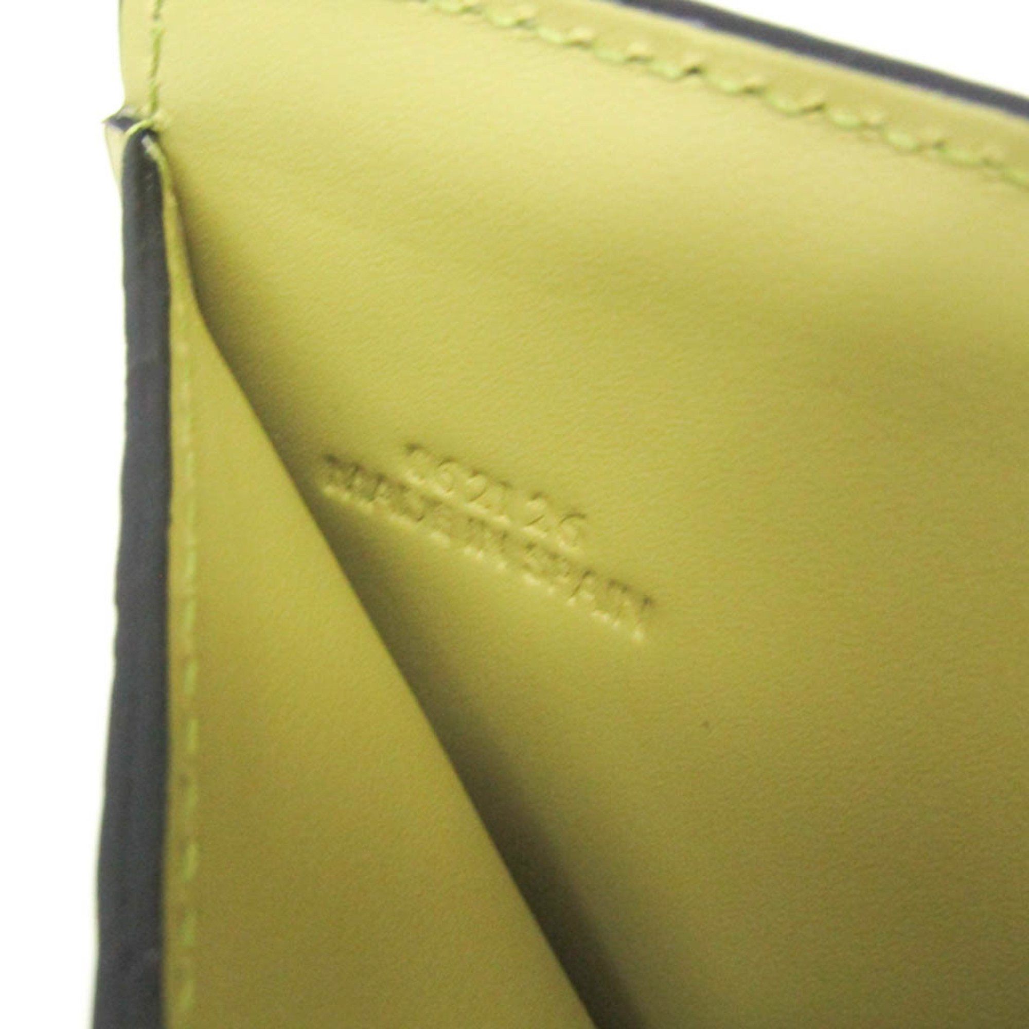 Loewe Loewe Repeat Anagramm Women's Leather Wallet (bi-fold) Green,Yellow Size ONE SIZE - 10 Thumbnail