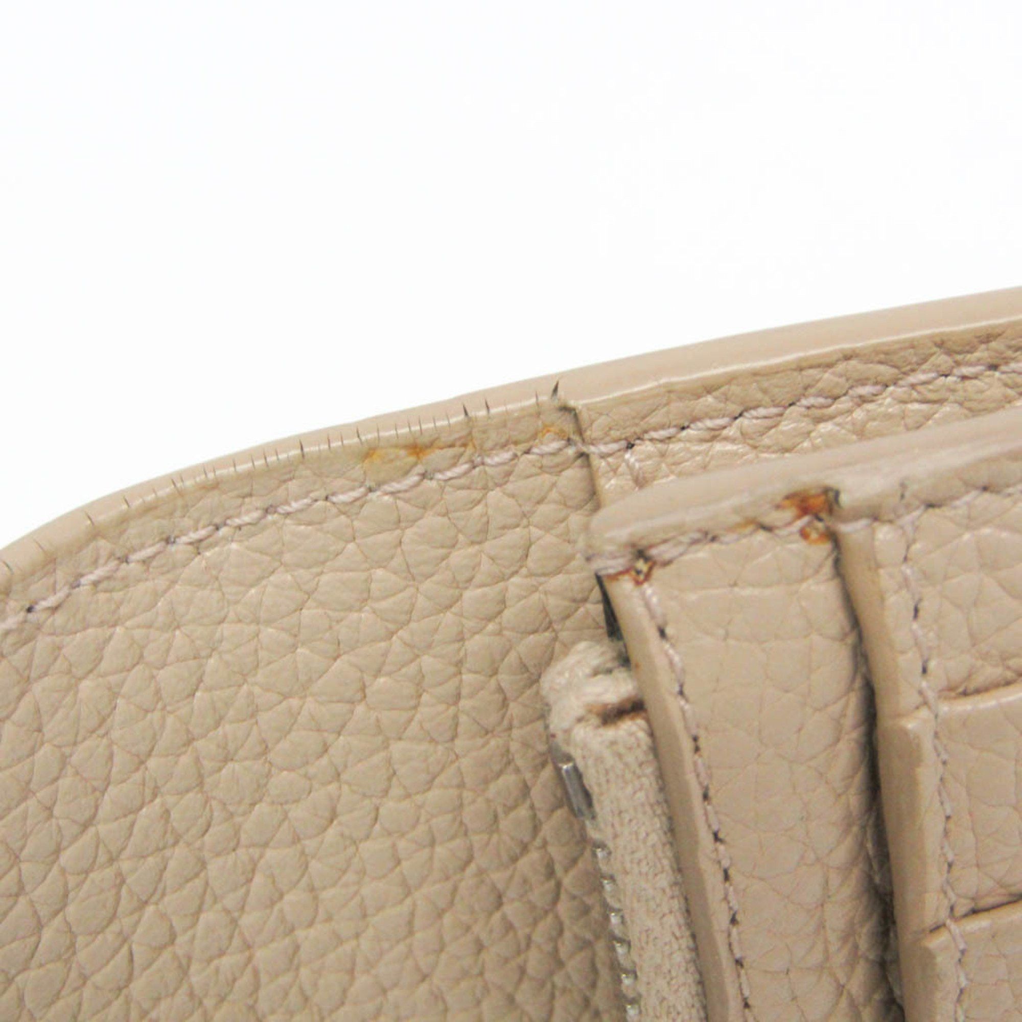 Saint Laurent Paris Saint Laurent 505011 Women's Leather Middle Wallet (bi-fold) Beige Size ONE SIZE - 9 Thumbnail