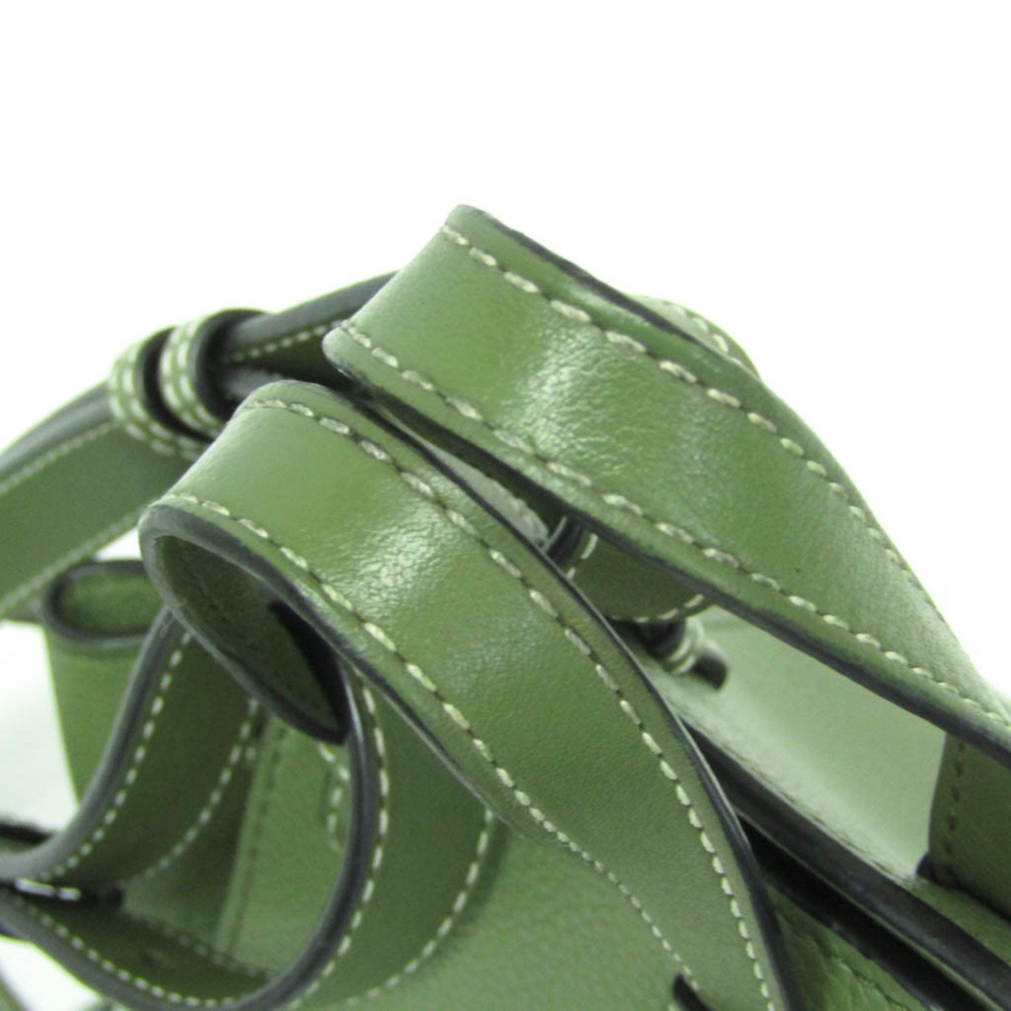 Loewe Loewe Hammock Drawstring Mini Women's Leather Handbag,Shoulder Bag Green Size ONE SIZE - 6 Thumbnail