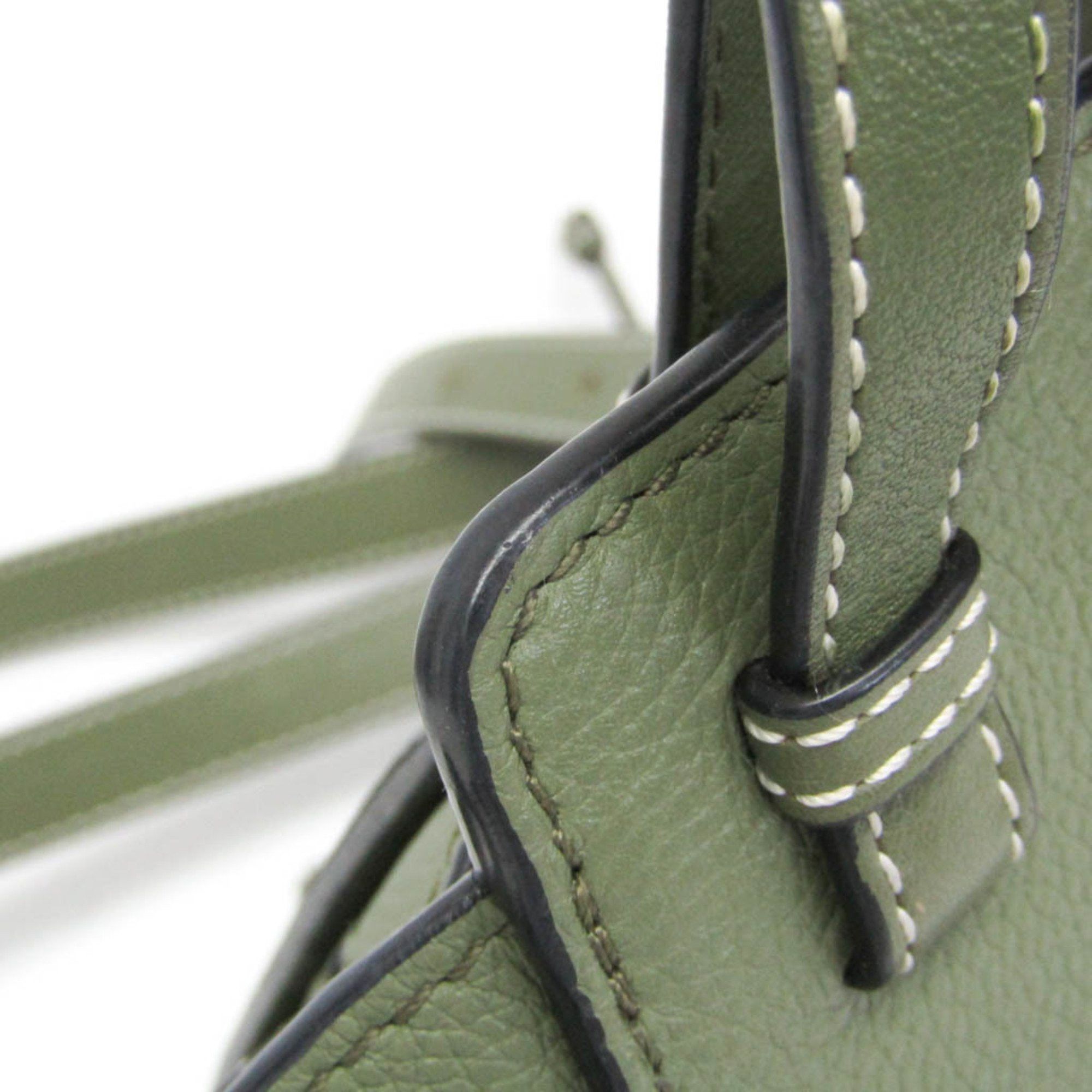 Loewe Loewe Hammock Drawstring Mini Women's Leather Handbag,Shoulder Bag Green Size ONE SIZE - 7 Thumbnail
