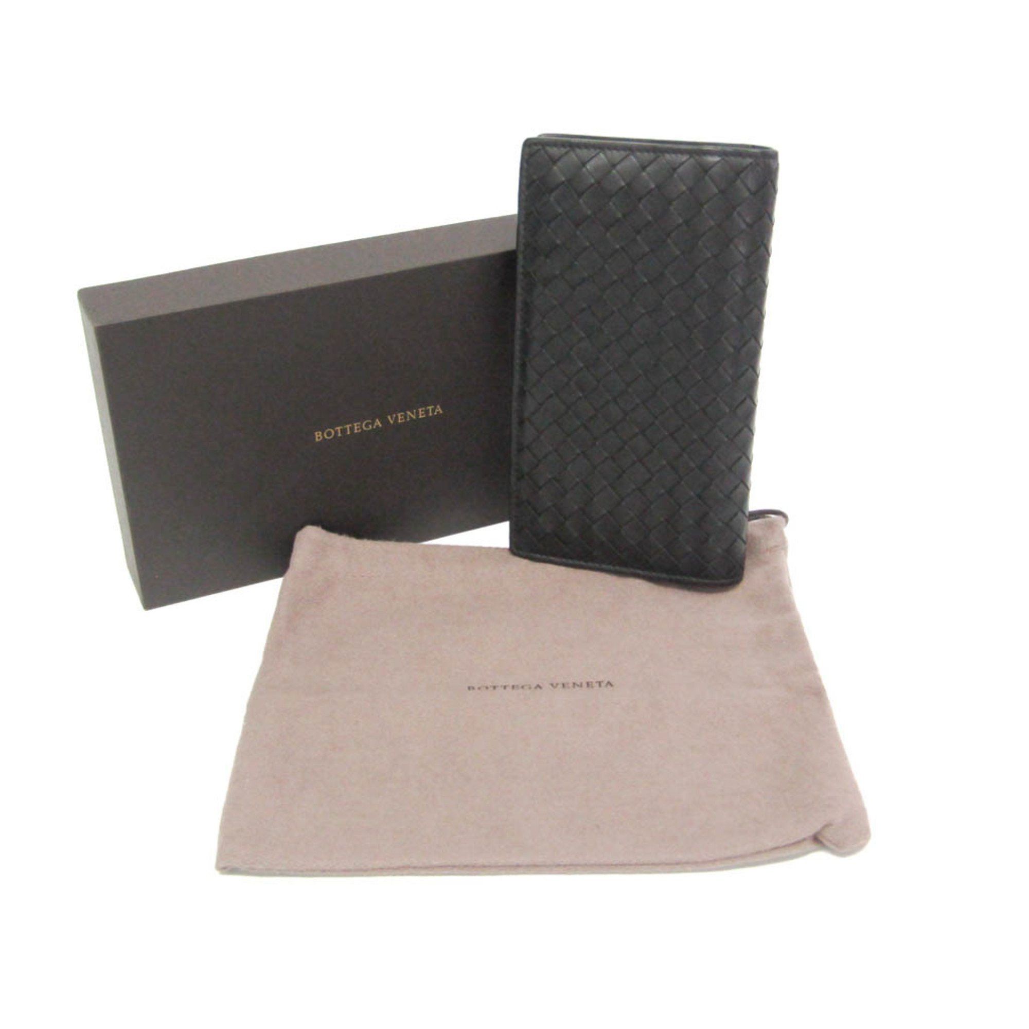 Bottega Veneta Bottega Veneta Intrecciato Men's Leather Long Wallet (bi-fold) Black Size ONE SIZE - 2 Thumbnail