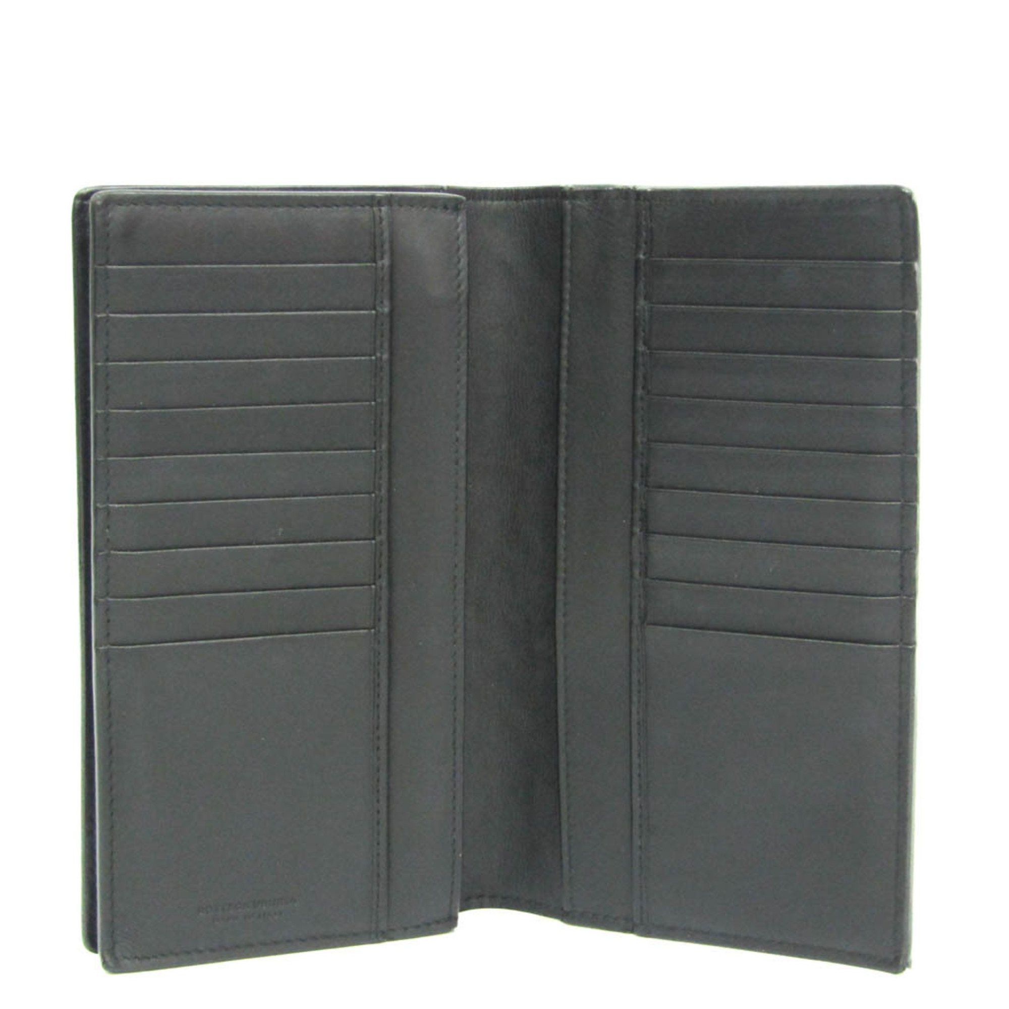 Bottega Veneta Bottega Veneta Intrecciato Men's Leather Long Wallet (bi-fold) Black Size ONE SIZE - 4 Thumbnail