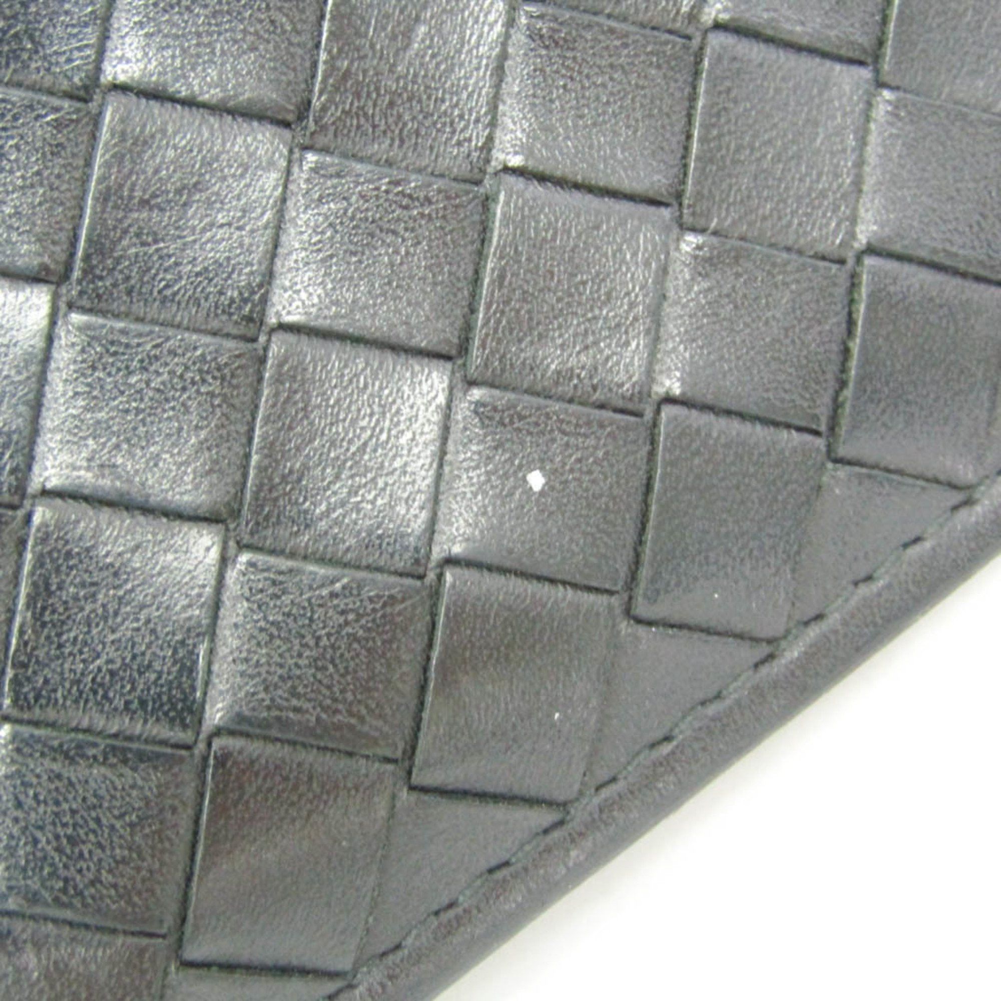 Bottega Veneta Bottega Veneta Intrecciato Men's Leather Long Wallet (bi-fold) Black Size ONE SIZE - 6 Thumbnail