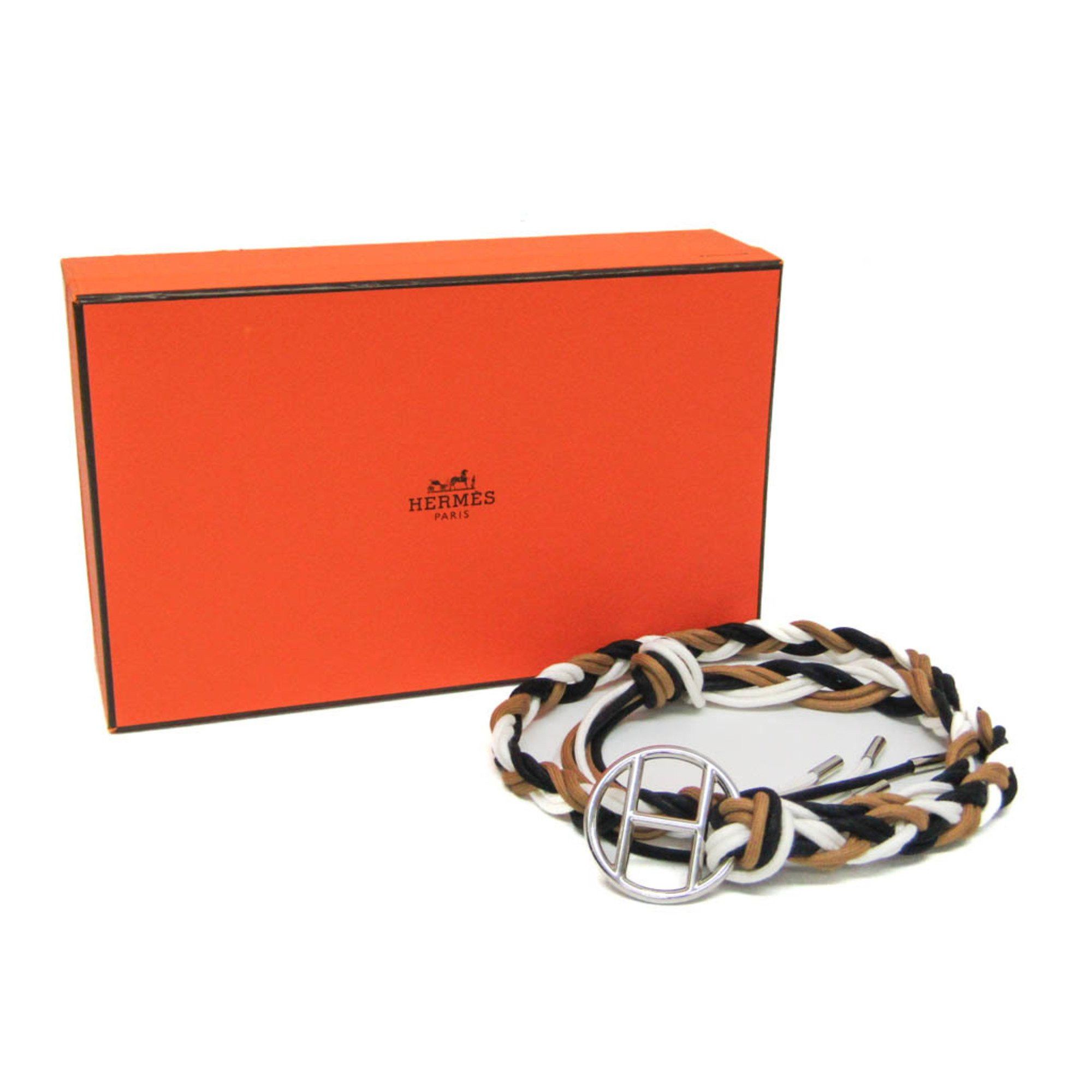 Hermes Hermes Sash Belt With H Motif Women,Men Cotton Sash Belt Black,Brown,Silver,White Size ONE SIZE - 2 Thumbnail