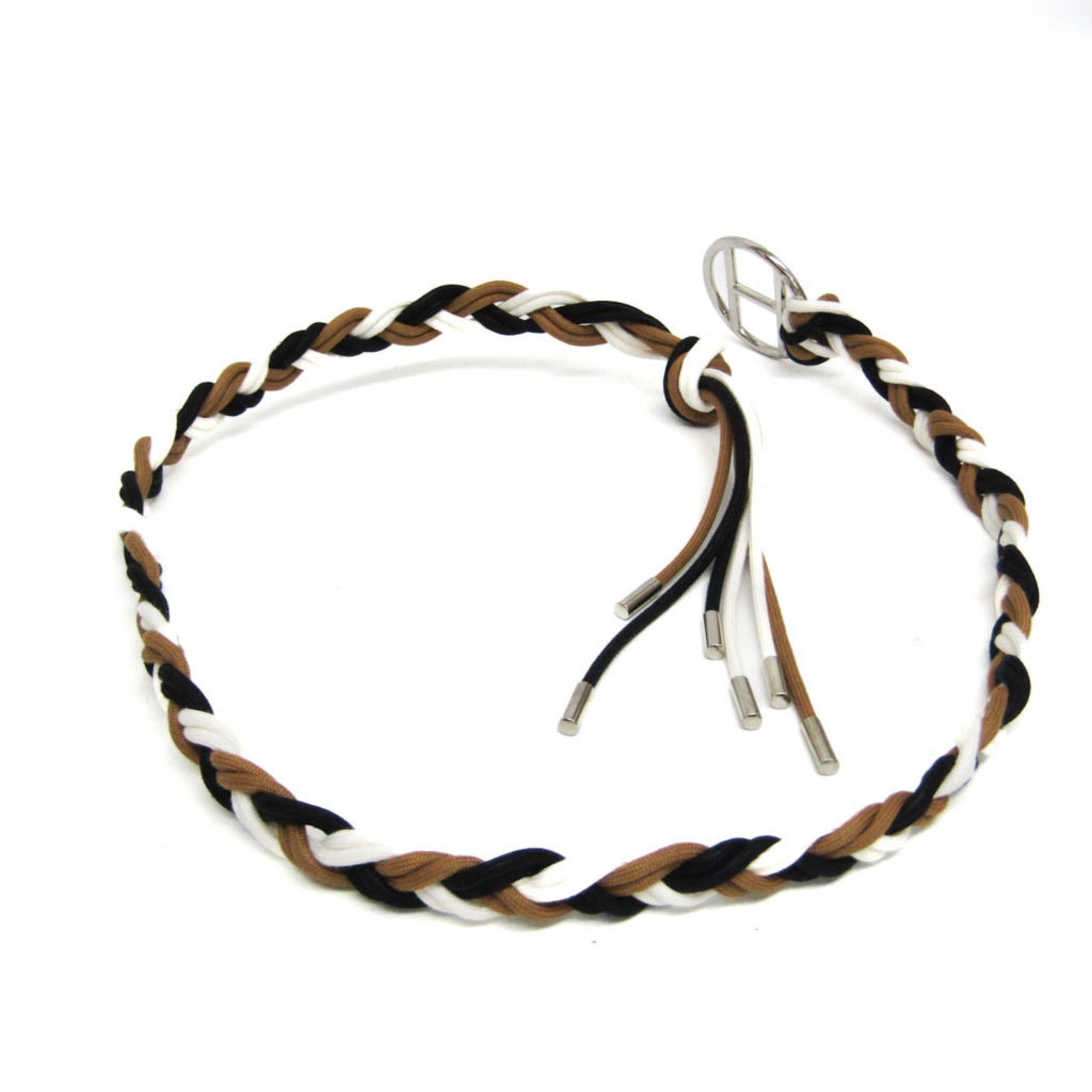 Hermes Hermes Sash Belt With H Motif Women,Men Cotton Sash Belt Black,Brown,Silver,White Size ONE SIZE - 3 Thumbnail
