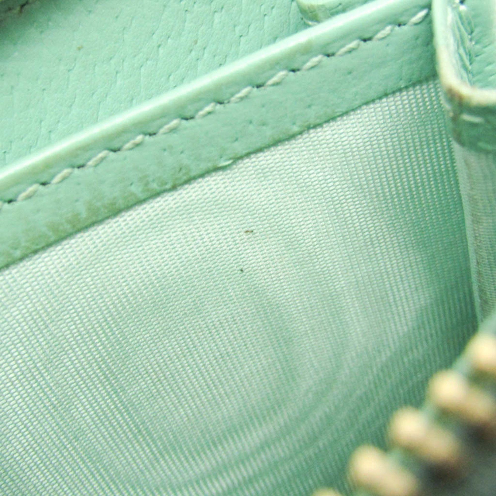 Gucci Gucci Jumbo GG Coin Case 726503 Leather Canvas Card Case Beige,Green Size ONE SIZE - 11 Thumbnail