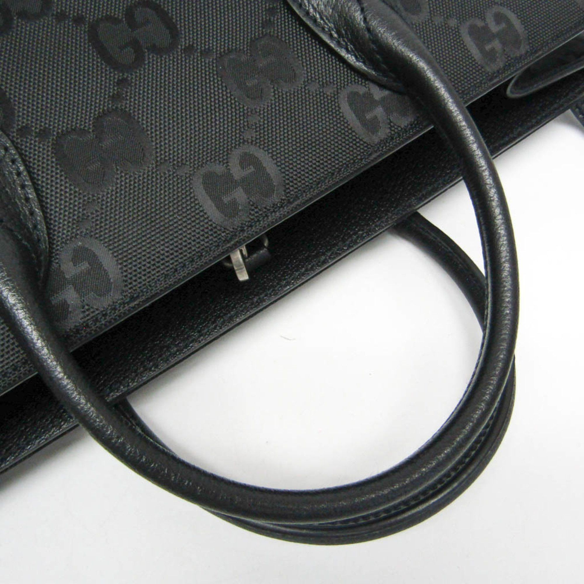Gucci Gucci Off The Grid GG 630353 Women,Men Nylon Canvas,Leather Handbag,Shoulder Bag Black Size ONE SIZE - 6 Thumbnail