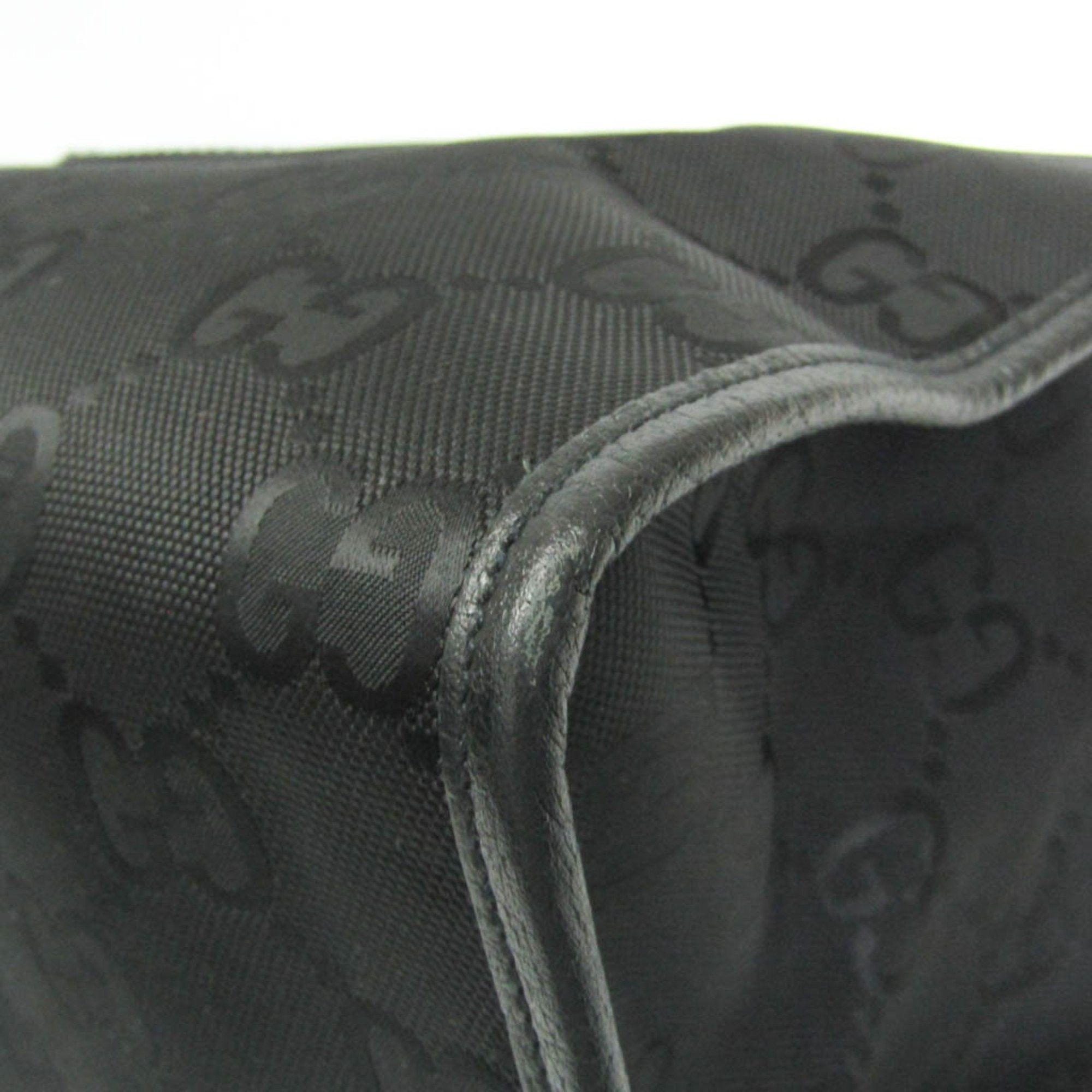 Gucci Gucci Off The Grid GG 630353 Women,Men Nylon Canvas,Leather Handbag,Shoulder Bag Black Size ONE SIZE - 4 Thumbnail
