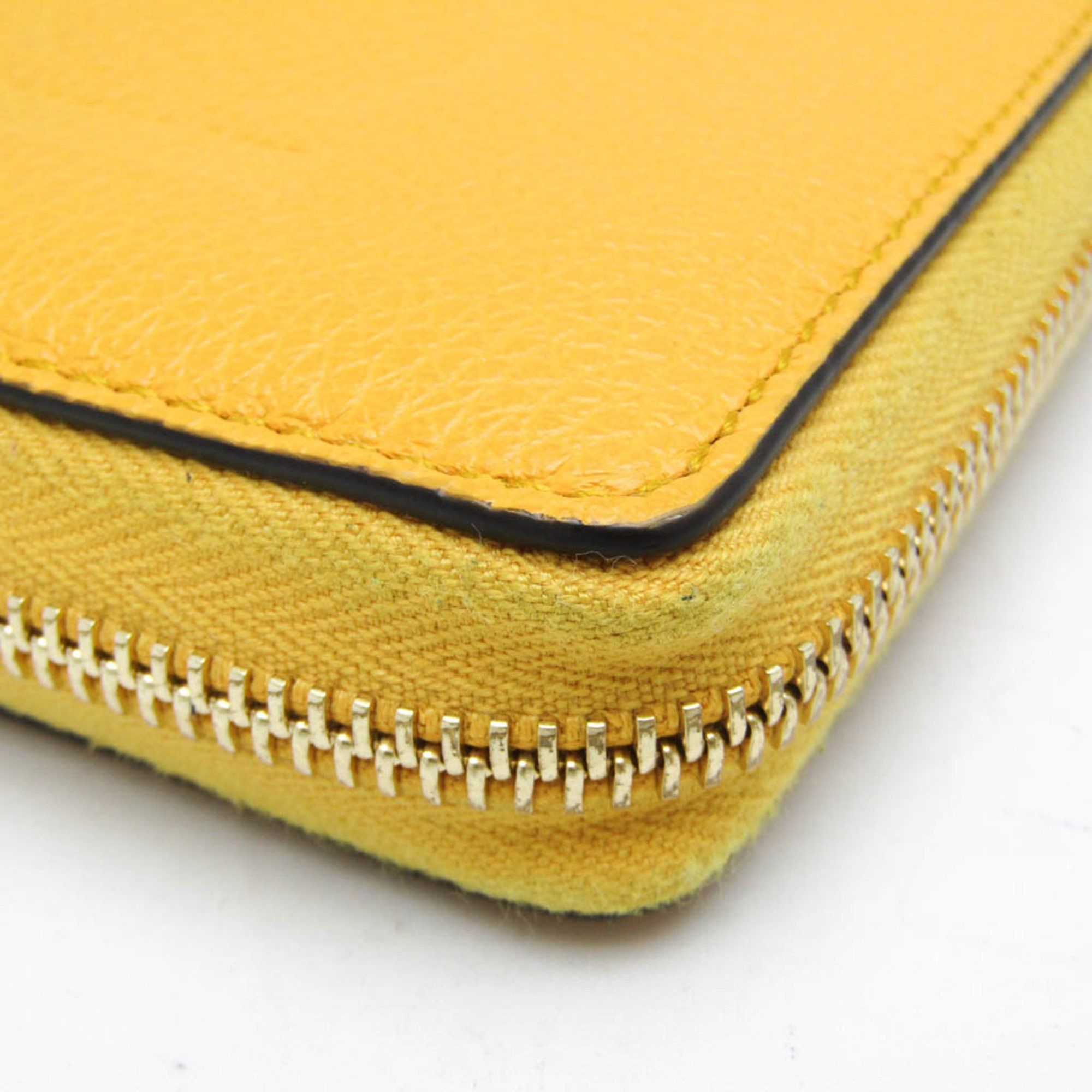 Gucci Gucci Logo 658691 Women,Men Leather Long Wallet (bi-fold) Yellow Size ONE SIZE - 5 Thumbnail