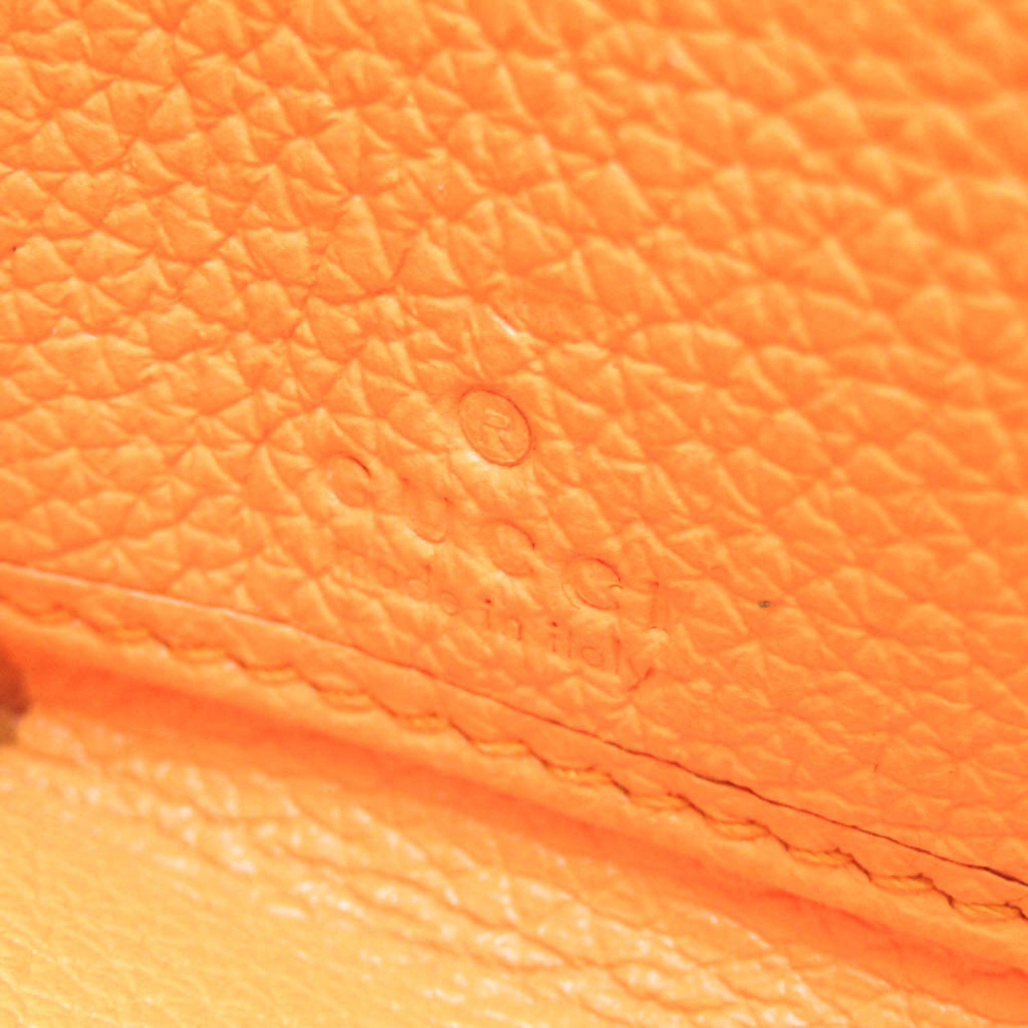 Gucci Gucci Logo 658691 Women,Men Leather Long Wallet (bi-fold) Yellow Size ONE SIZE - 11 Thumbnail