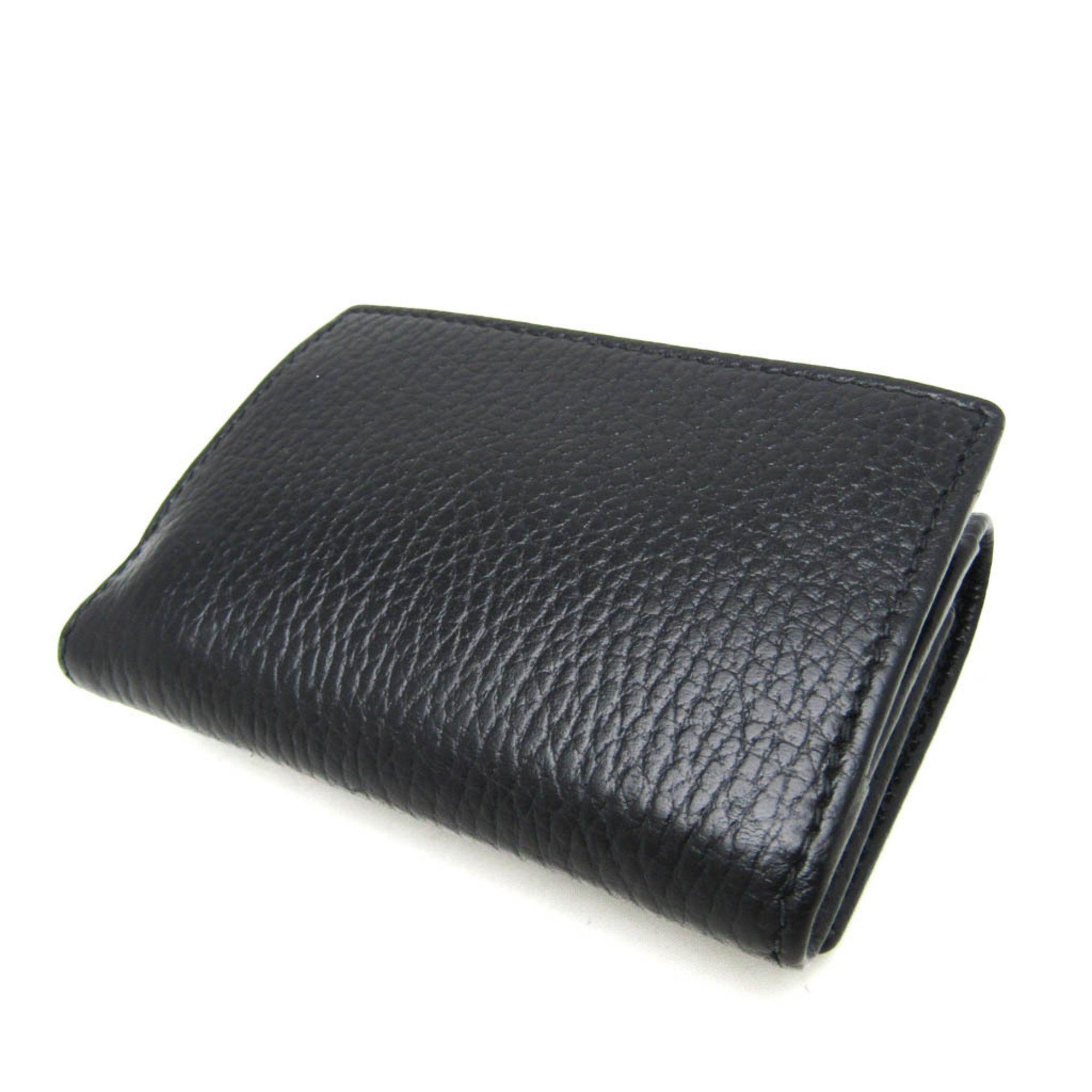 Gucci Gucci PETITE MARMONT 644407 Women's Leather Wallet (tri-fold) Black Size ONE SIZE - 3 Thumbnail