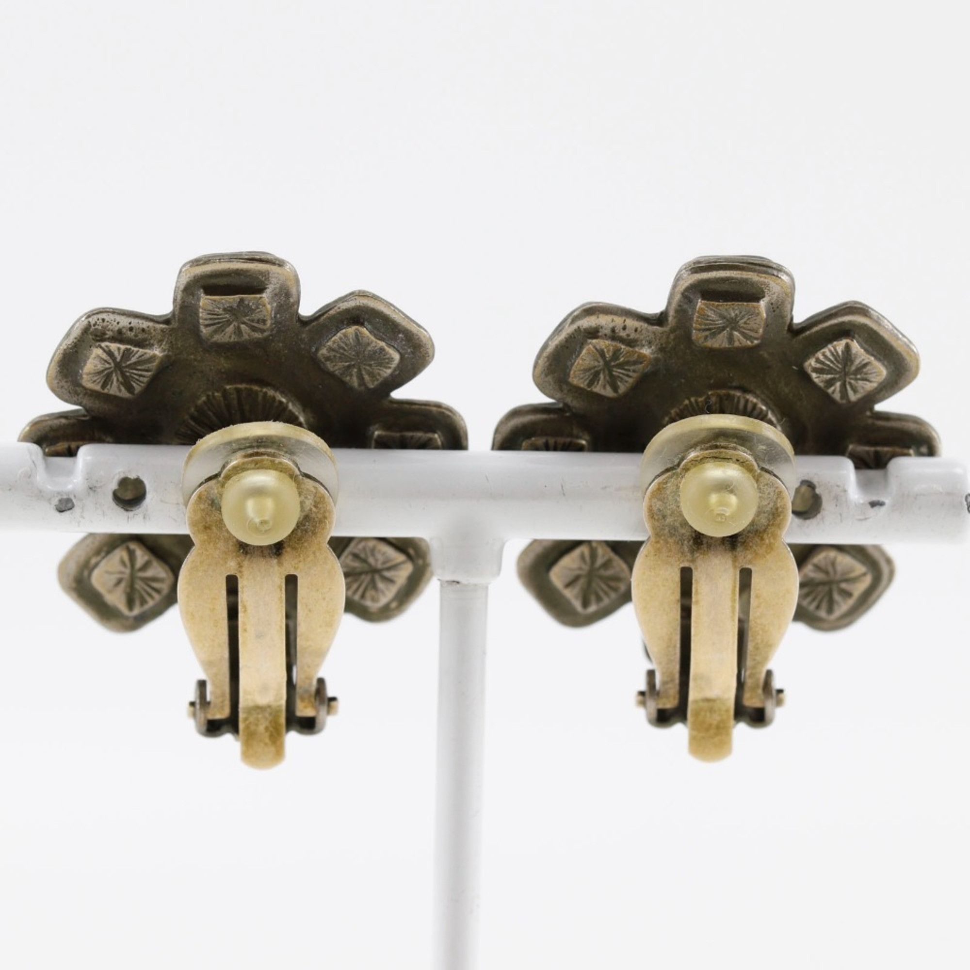 Chanel CHANEL COCO Mark Earrings 2010 Silver 10C Approx. 20.3g Women's Size ONE SIZE - 3 Thumbnail