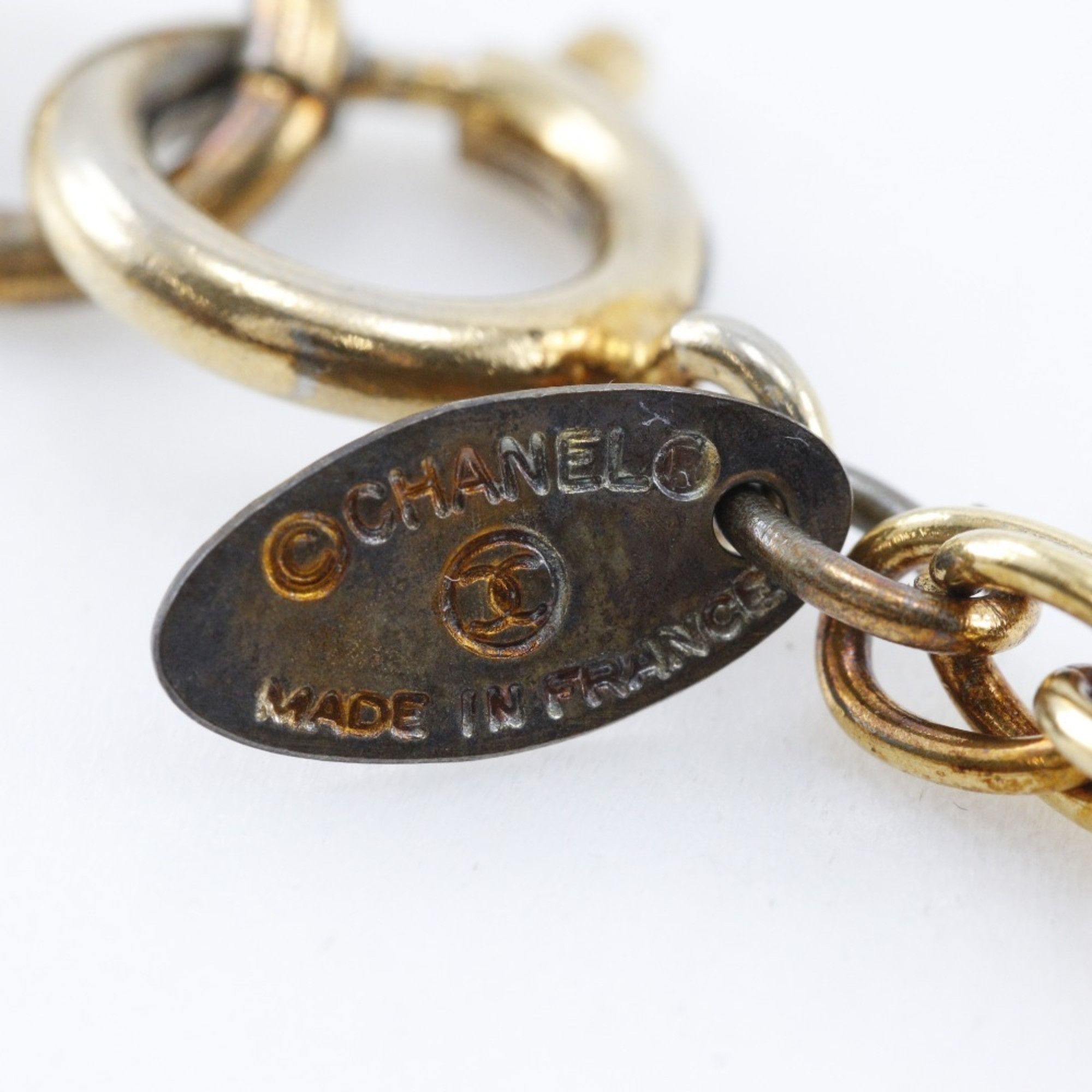 Chanel Chanel Coco Mark Necklace, Gold Plated, Approx. 36.4g, COCO Mark, Women's Size ONE SIZE - 8 Thumbnail
