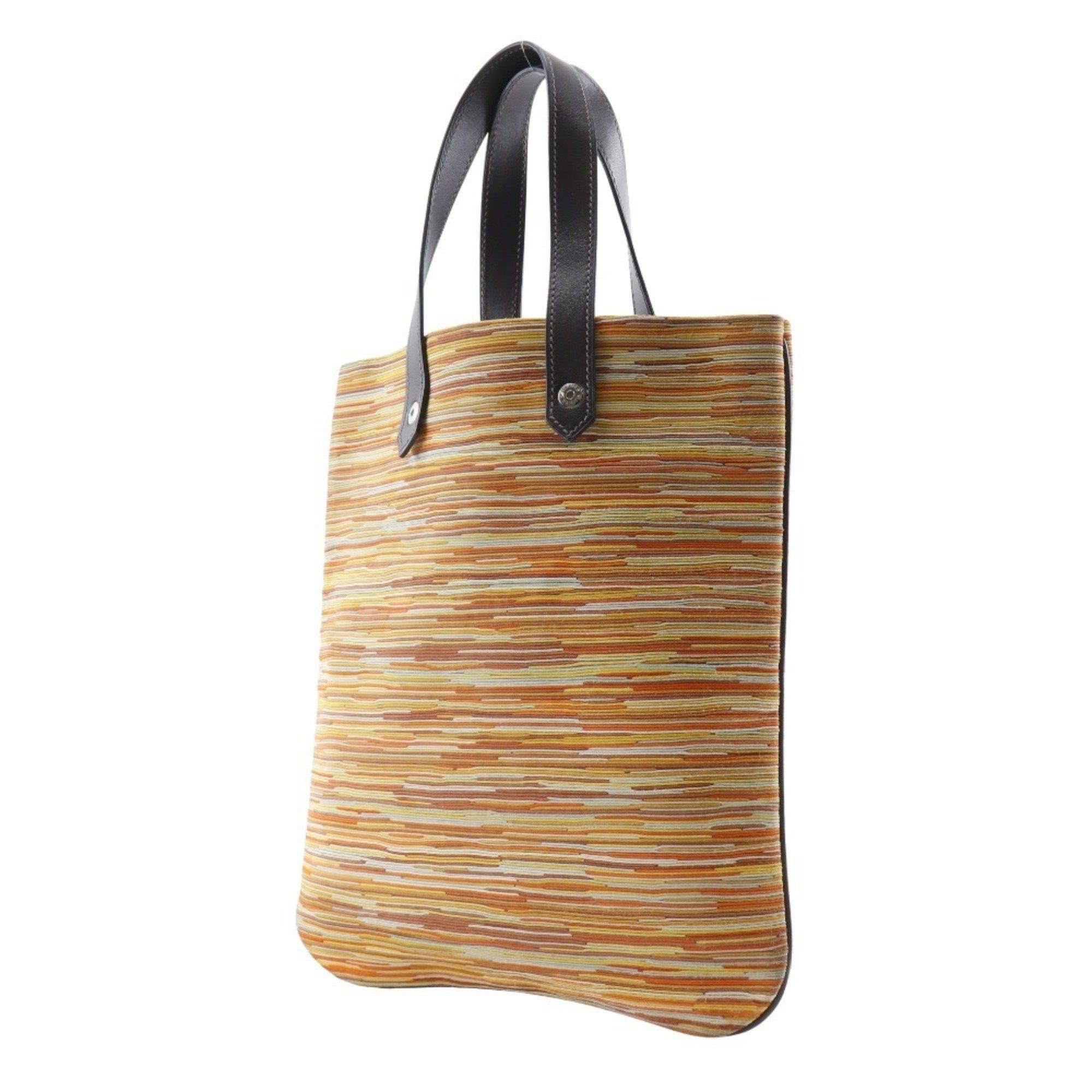 Hermes Hermes Amedaba PM Handbag Tote Bag Vibrato 2005 Orange □I A5 Unisex Size ONE SIZE - 2 Thumbnail