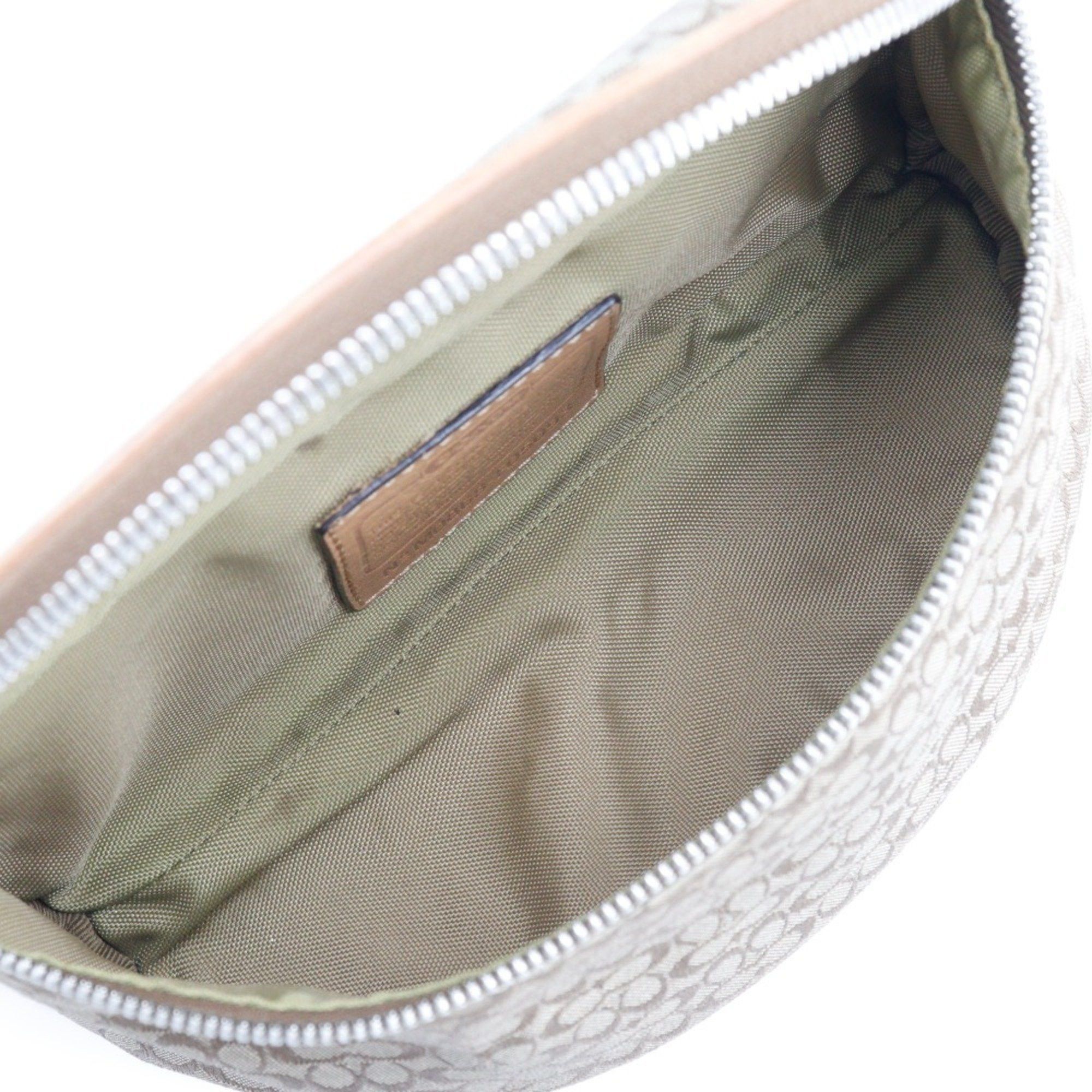 Coach Coach Signature Waist Bag F05093 Canvas Made in China Brown Mini signature Women's Size ONE SIZE - 5 Thumbnail