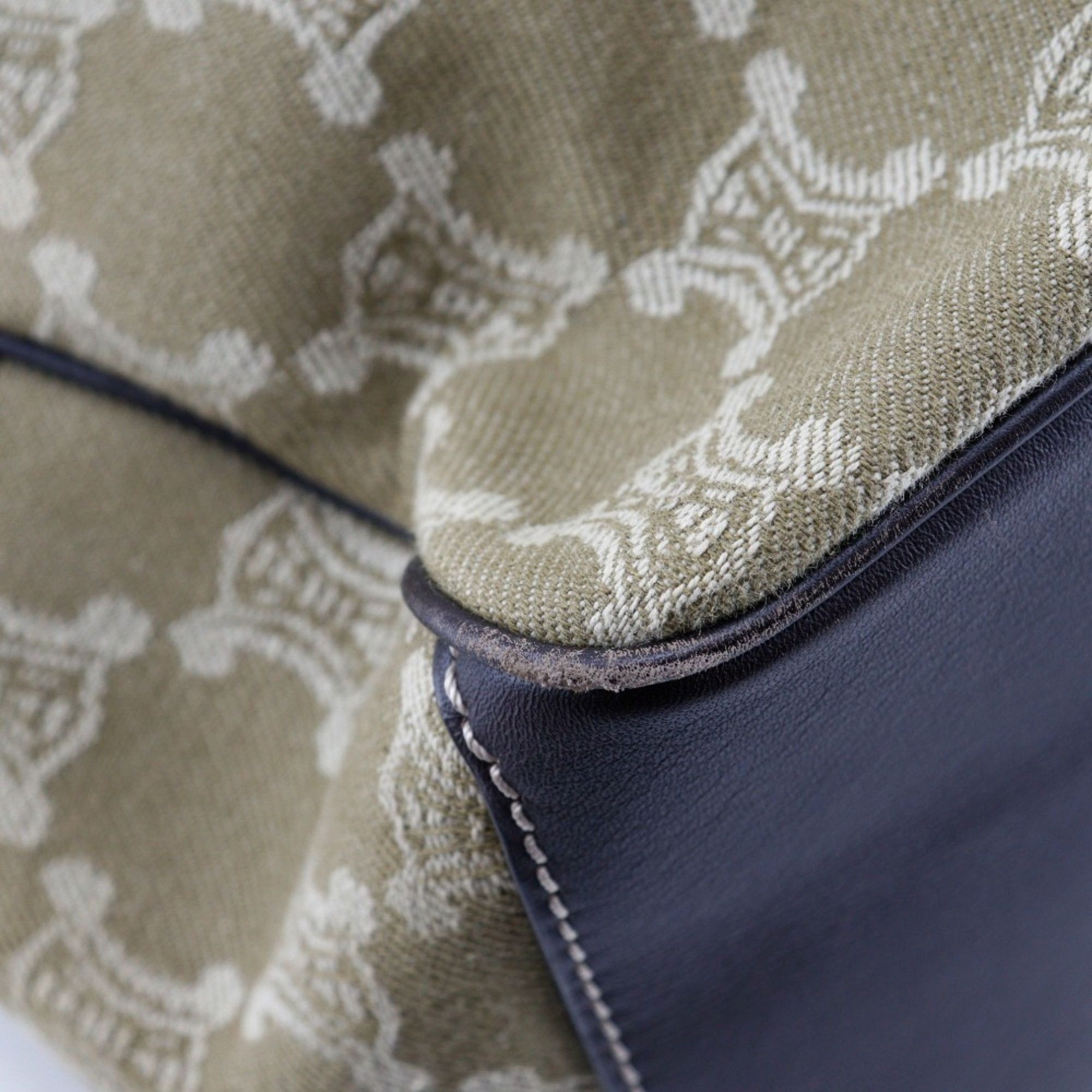 Celine CELINE Boogie Bag Handbag Macadam Canvas Made in China Khaki A5 bag Women's Size ONE SIZE - 6 Thumbnail