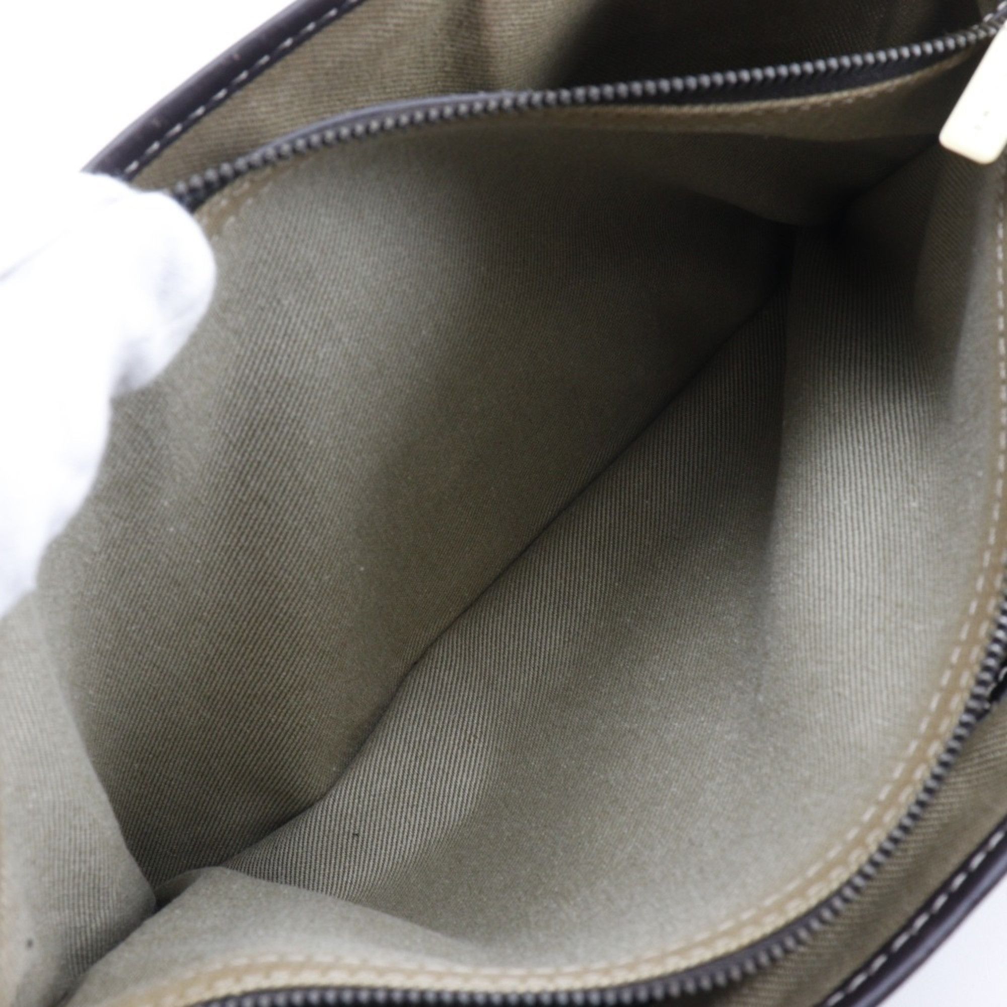 Celine CELINE Boogie Bag Handbag Macadam Canvas Made in China Khaki A5 bag Women's Size ONE SIZE - 11 Thumbnail