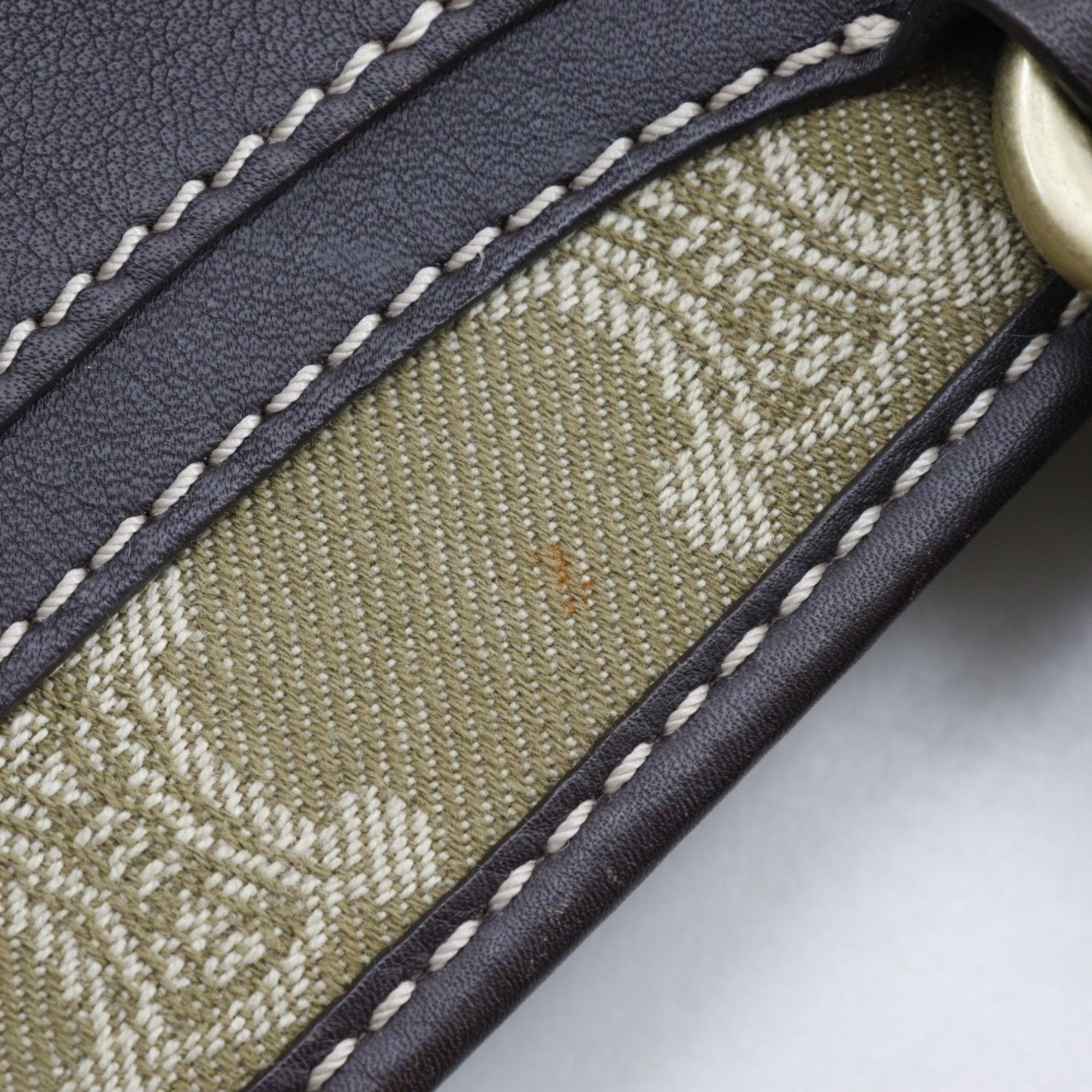 Celine CELINE Boogie Bag Handbag Macadam Canvas Made in China Khaki A5 bag Women's Size ONE SIZE - 14 Thumbnail