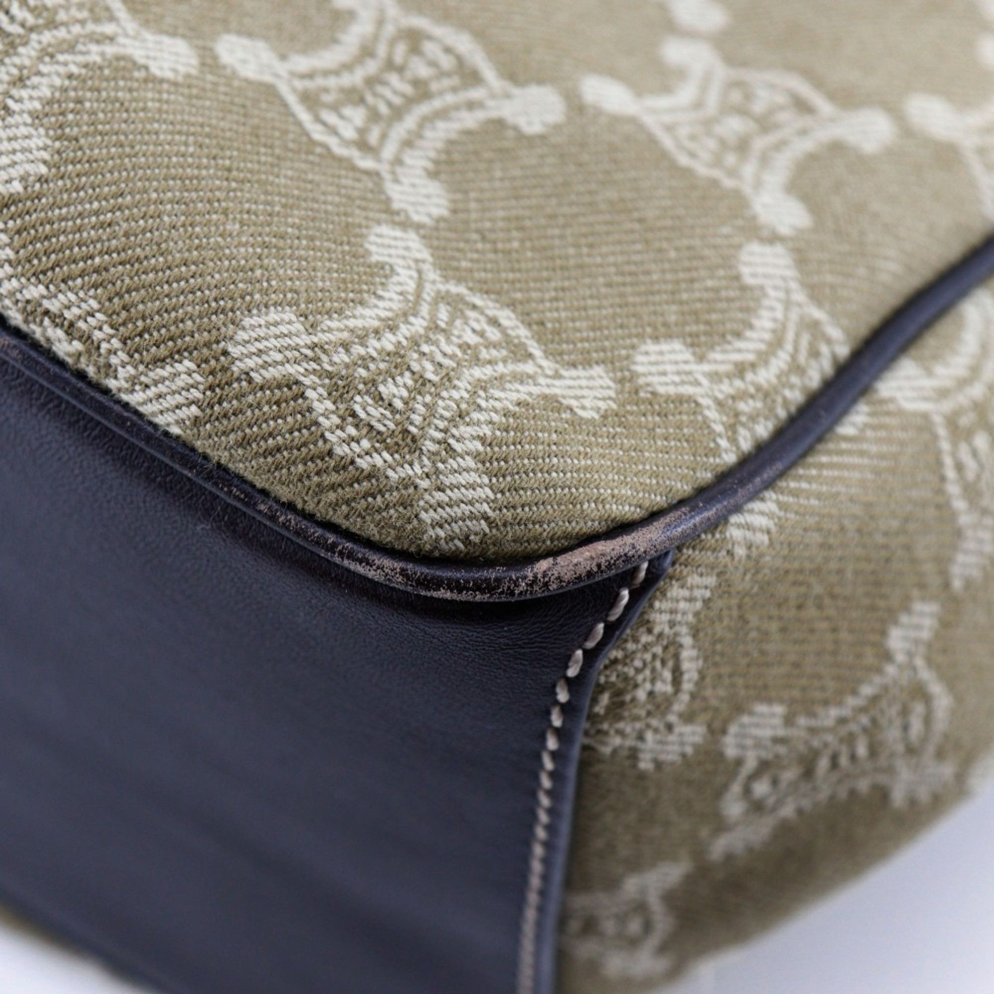 Celine CELINE Boogie Bag Handbag Macadam Canvas Made in China Khaki A5 bag Women's Size ONE SIZE - 5 Thumbnail