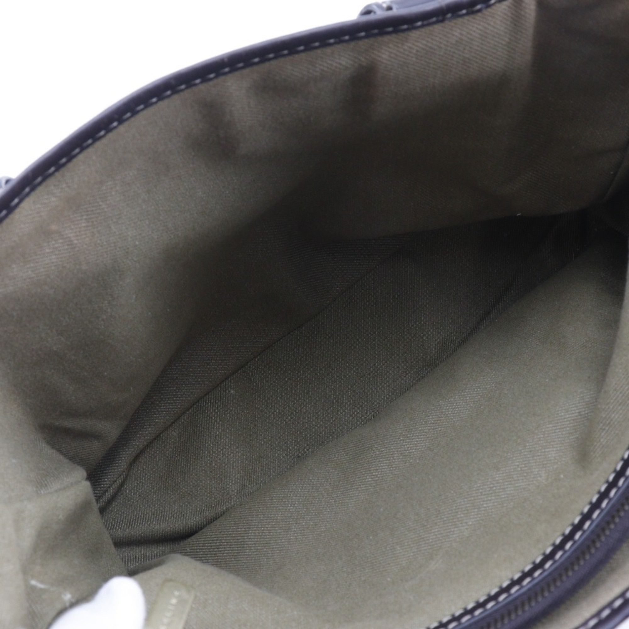 Celine CELINE Boogie Bag Handbag Macadam Canvas Made in China Khaki A5 bag Women's Size ONE SIZE - 9 Thumbnail