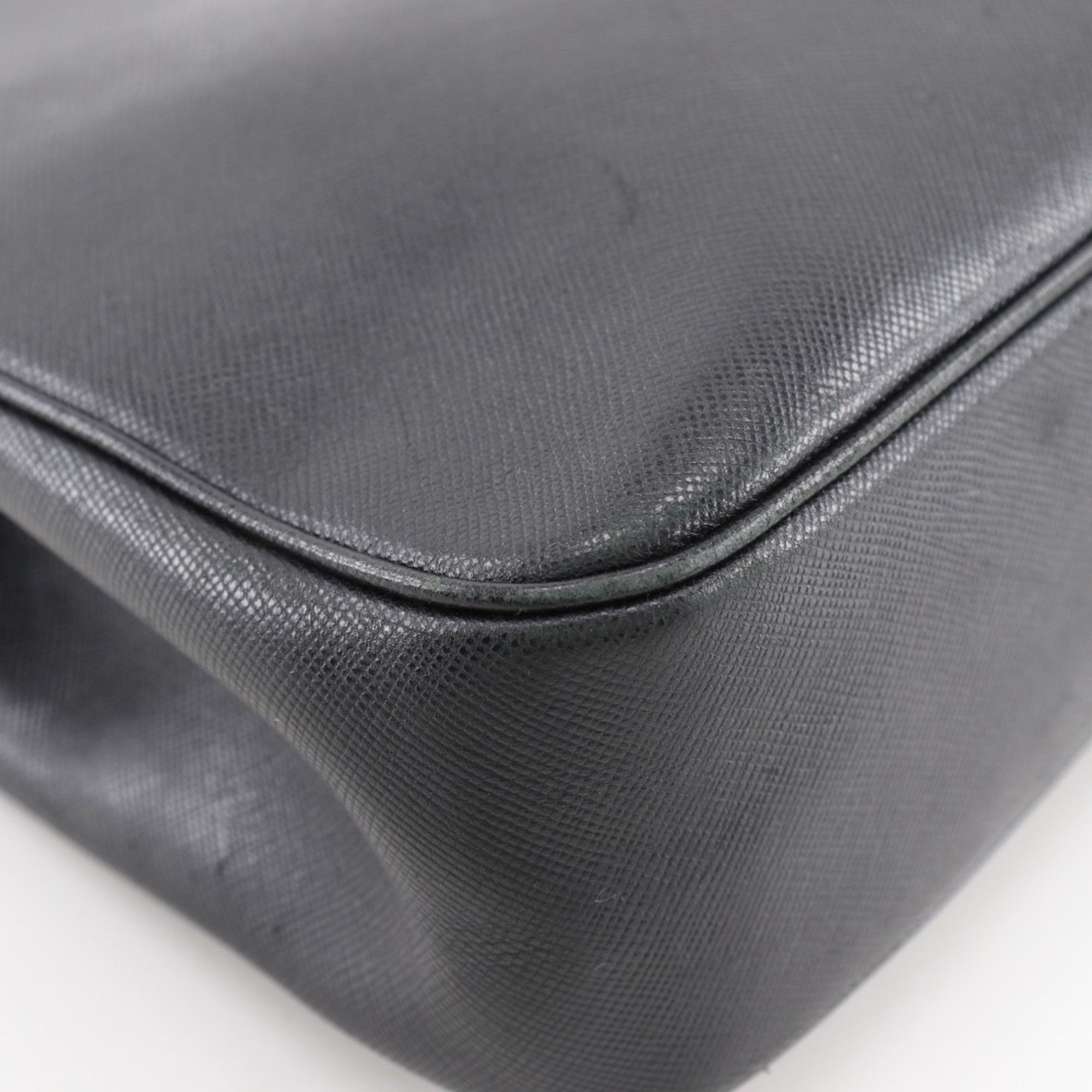 Salvatore Ferragamo Salvatore Ferragamo Shoulder Bag AF-21 9284 Leather Black Type Women's Size ONE SIZE - 4 Thumbnail
