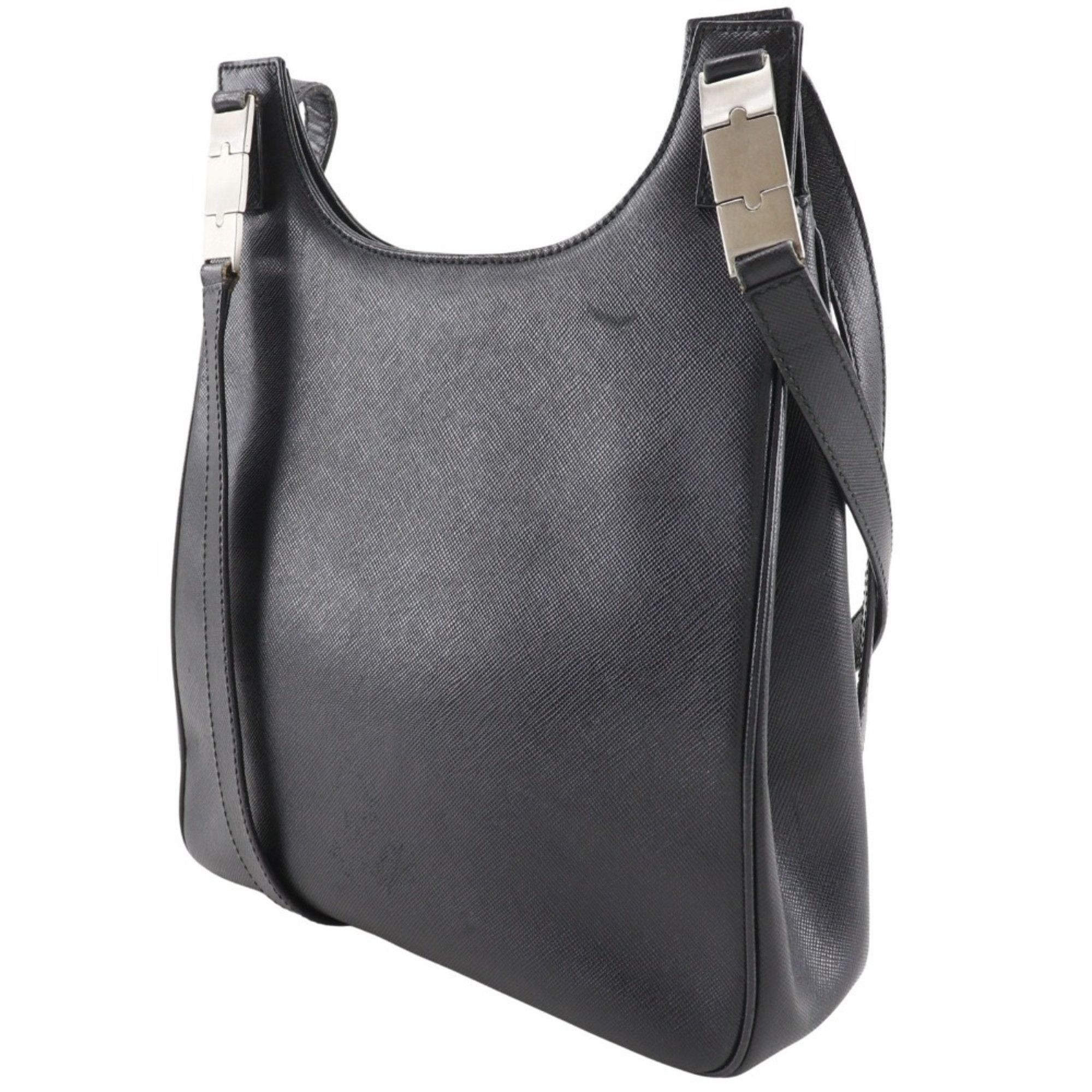 Salvatore Ferragamo Salvatore Ferragamo Shoulder Bag AF-21 9284 Leather Black Type Women's Size ONE SIZE - 2 Thumbnail