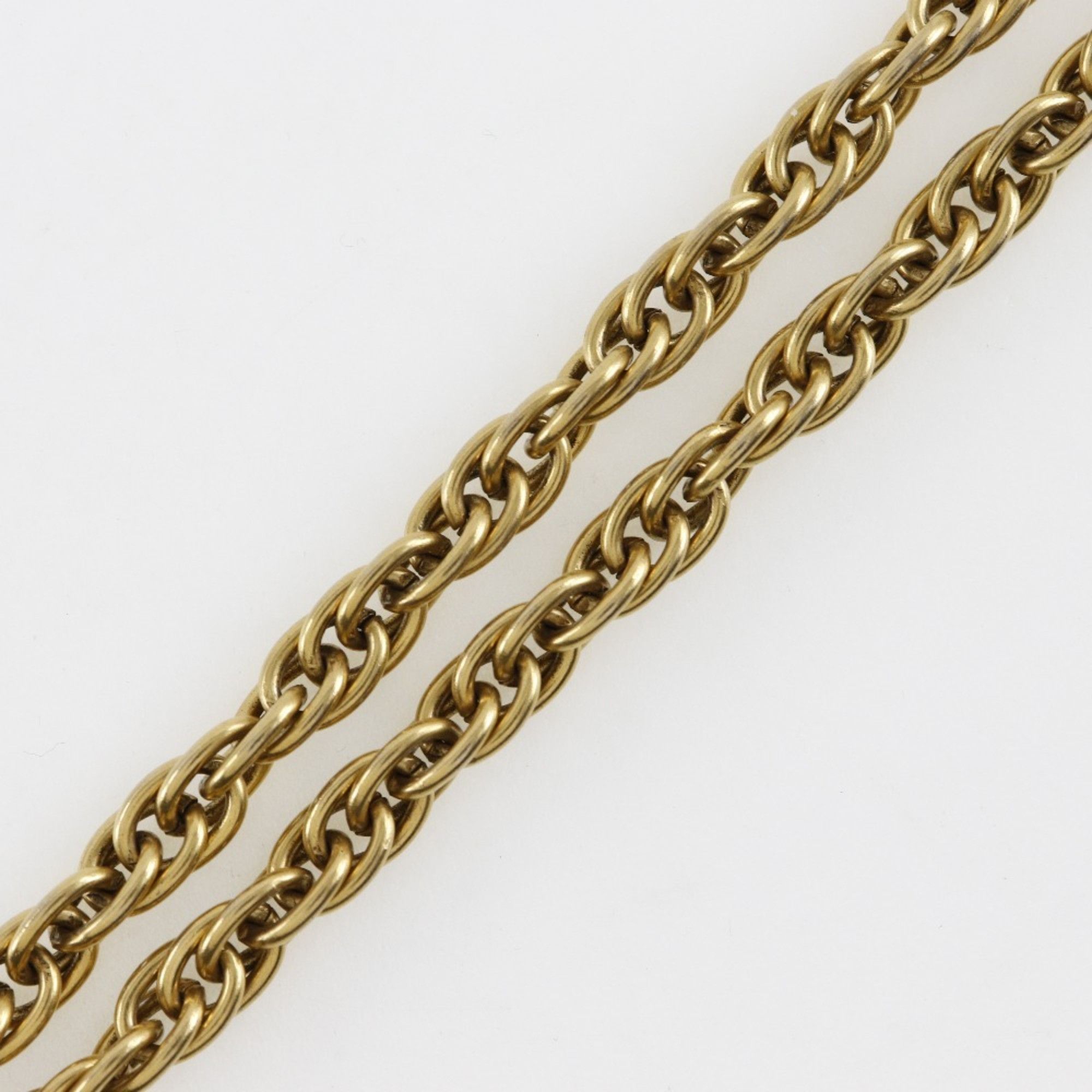 Chanel Chanel Long Chain Necklace Gold Plated 1982 Approx. 90.2g Women's Size ONE SIZE - 3 Thumbnail