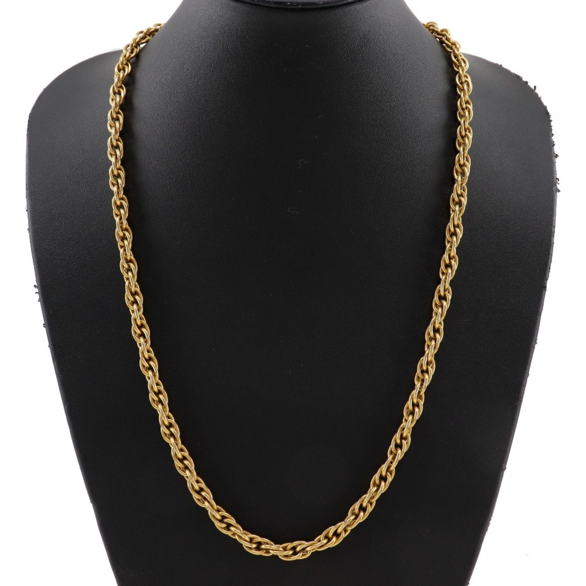 Chanel Chanel Long Chain Necklace Gold Plated 1982 Approx. 90.2g Women's Size ONE SIZE - 2 Thumbnail
