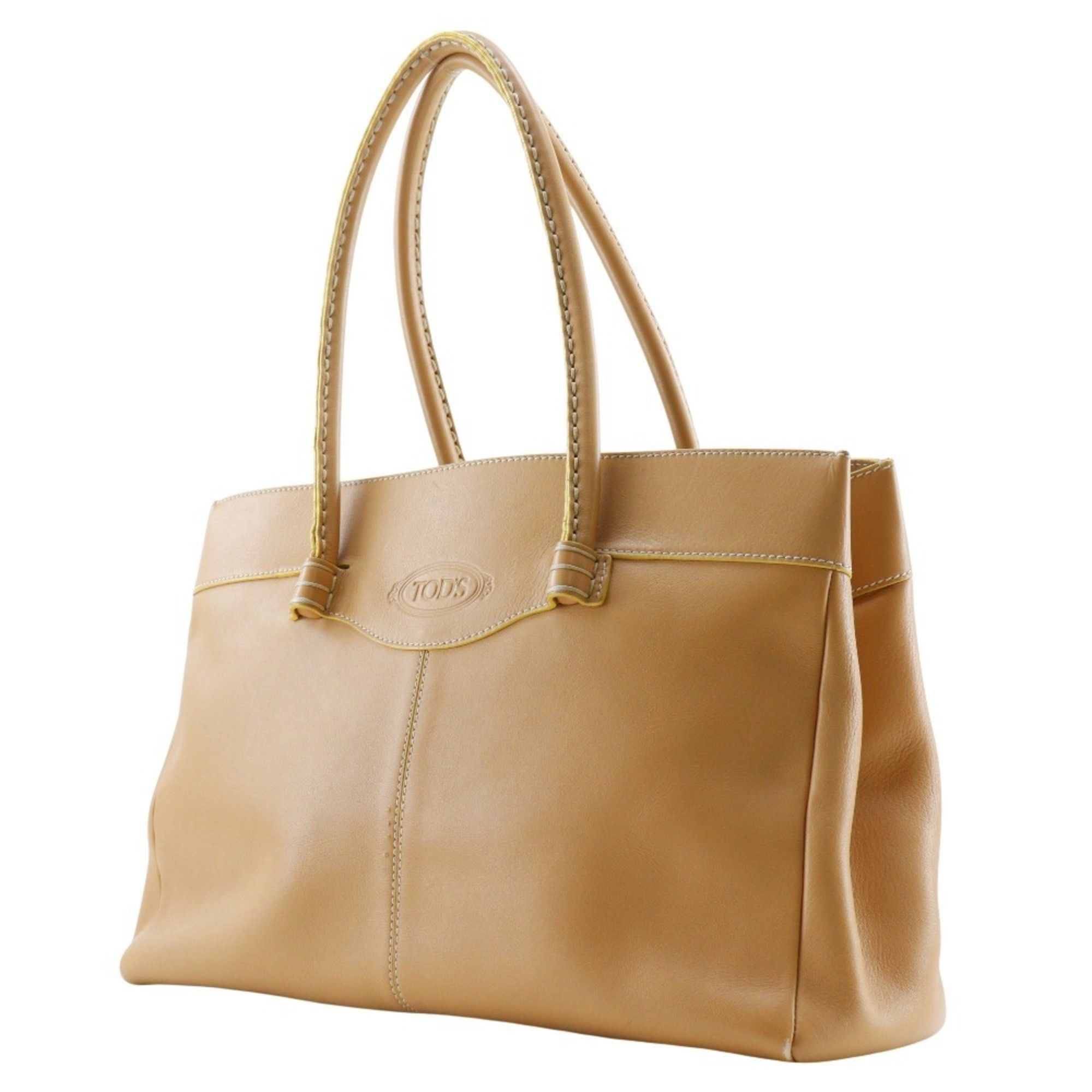 Tod's Tod's Mocasino Shoulder Bag in Calf Leather, Beige, for Women Size ONE SIZE - 2 Thumbnail
