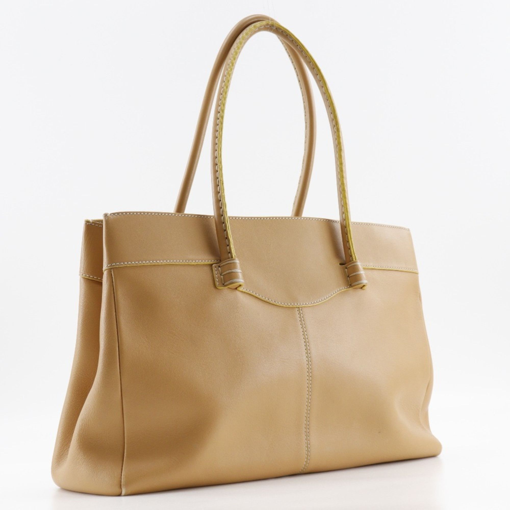 Tod's Tod's Mocasino Shoulder Bag in Calf Leather, Beige, for Women Size ONE SIZE - 3 Thumbnail