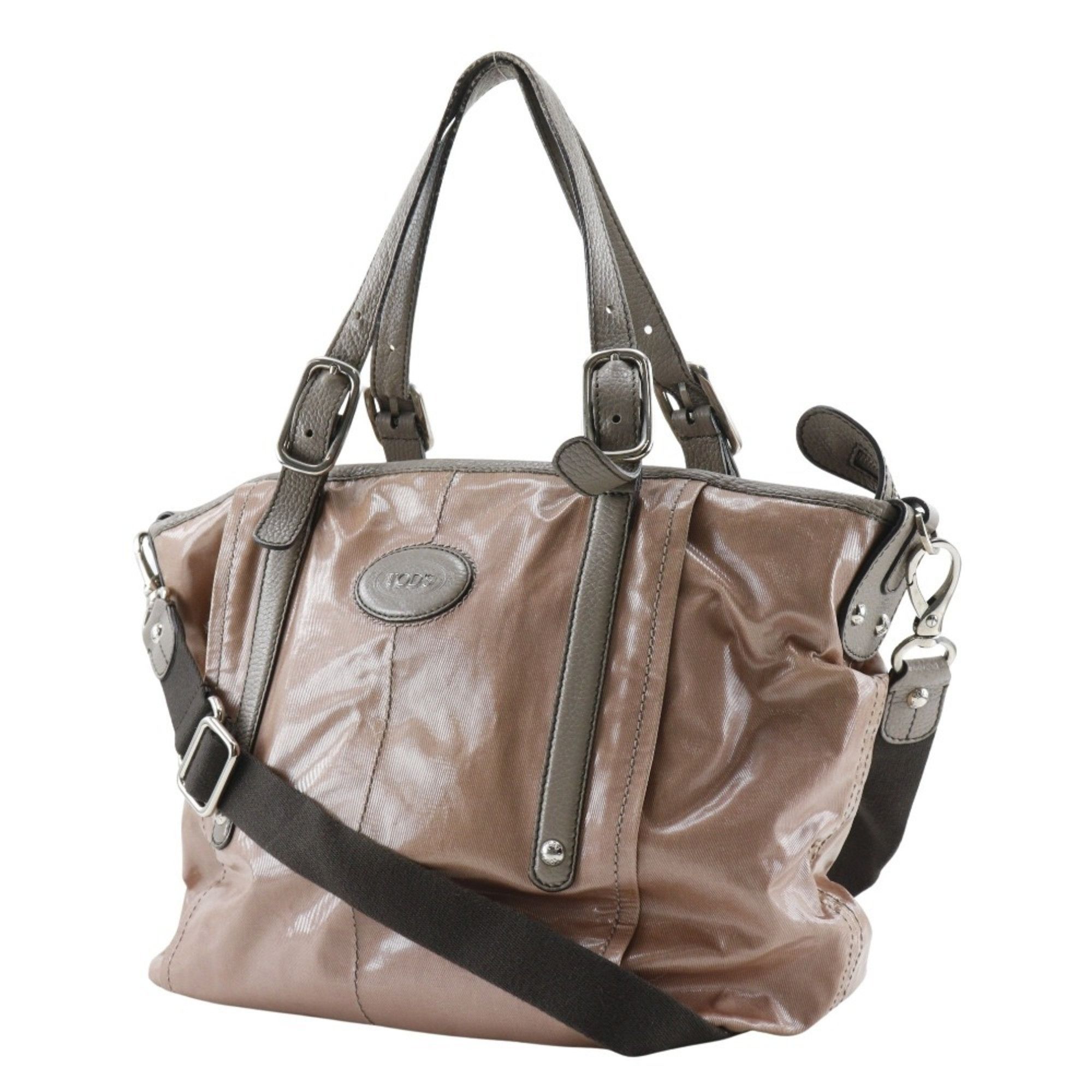 Tod's Tod's G line tote bag shoulder PVC brown 2way ladies Size ONE SIZE - 2 Thumbnail