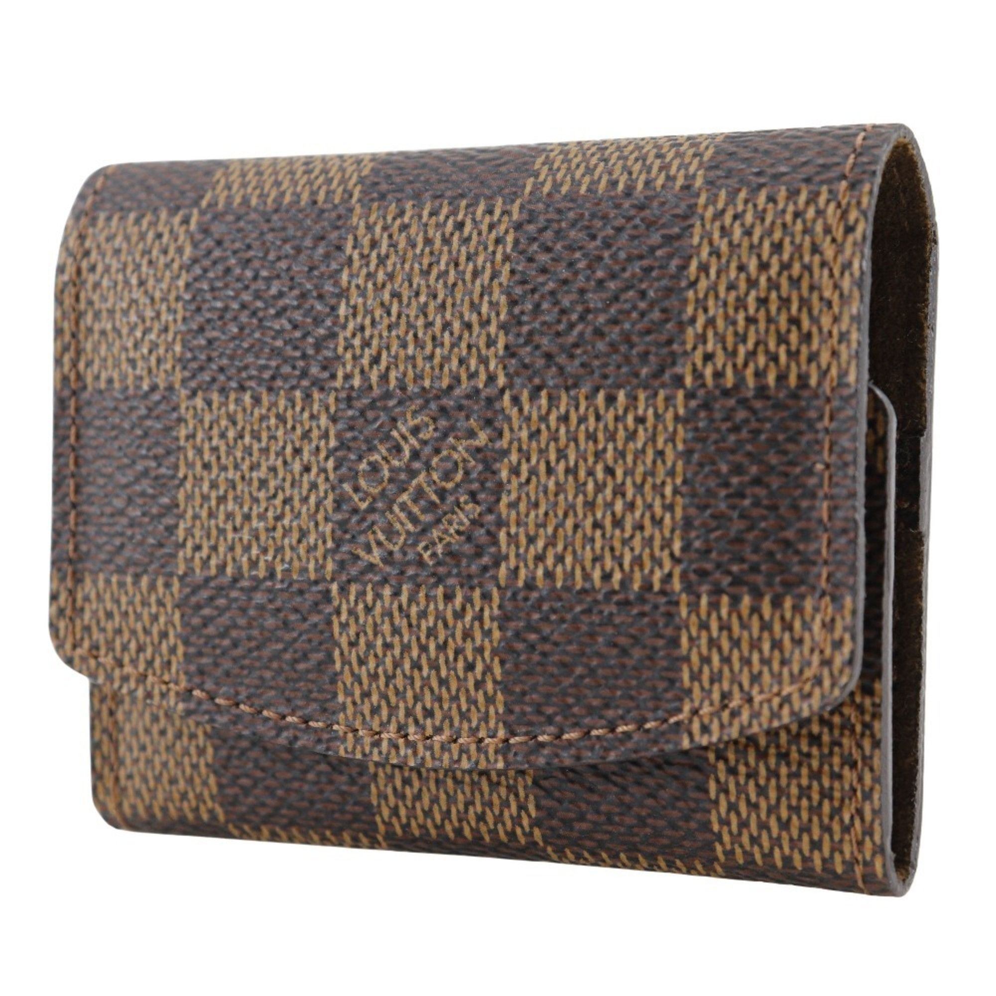 Louis Vuitton Louis Vuitton Cufflinks case Miscellaneous goods M64681 Damier canvas 2008 Brown MI0088 Cufflink Men's Size ONE SIZE - 2 Thumbnail