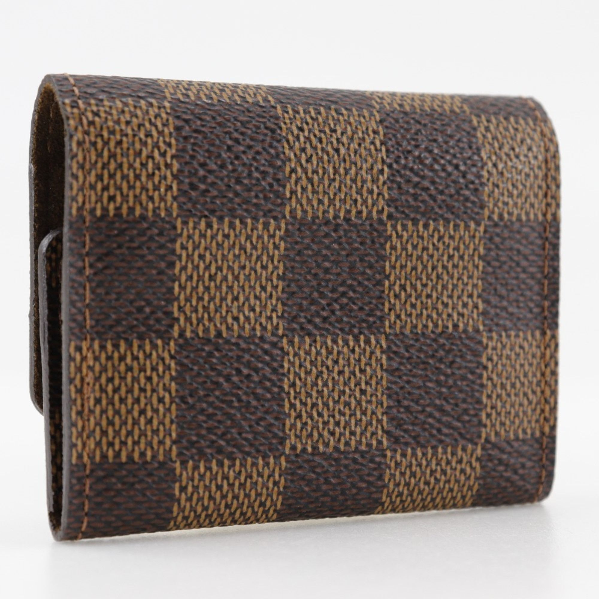 Louis Vuitton Louis Vuitton Cufflinks case Miscellaneous goods M64681 Damier canvas 2008 Brown MI0088 Cufflink Men's Size ONE SIZE - 3 Thumbnail