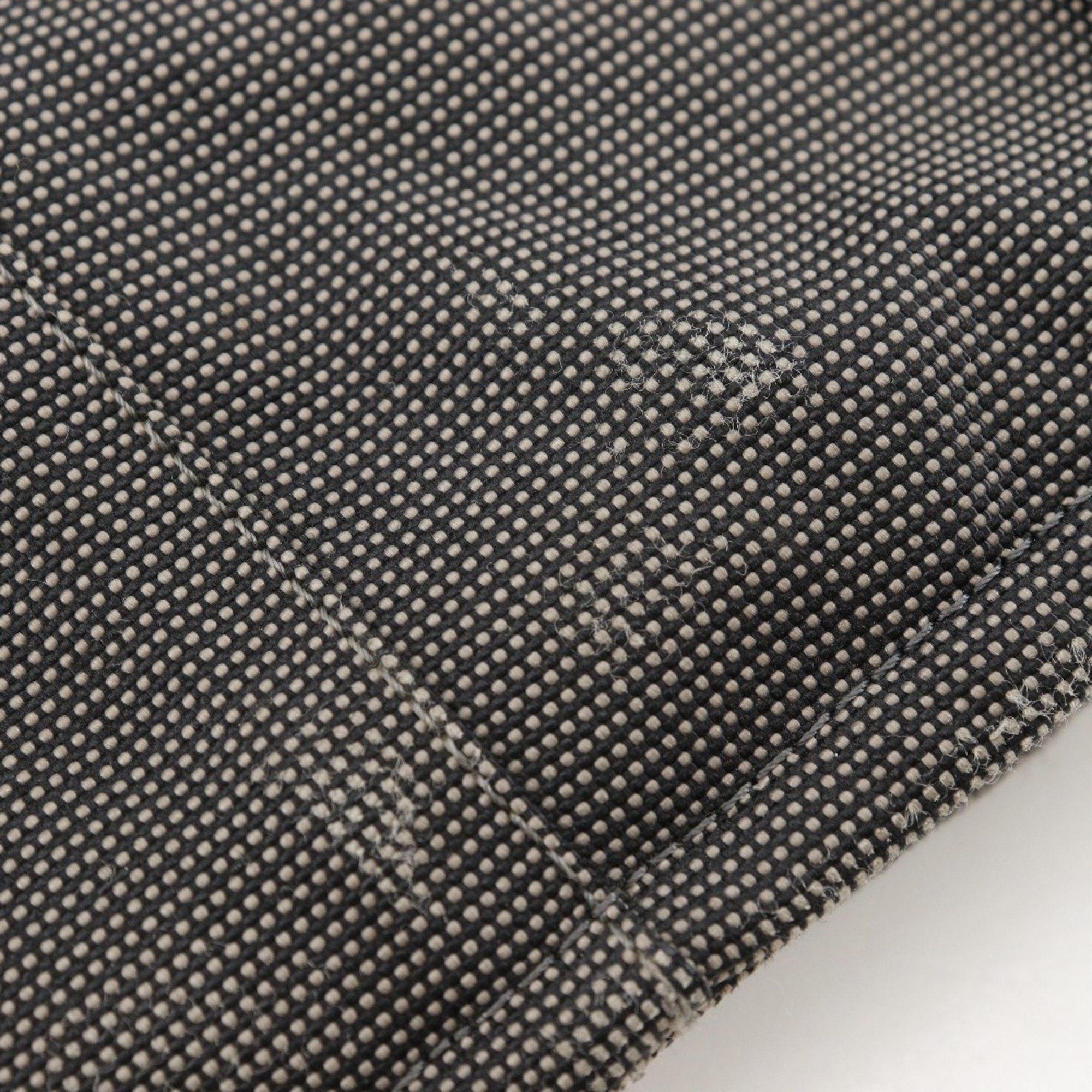 Hermes Hermes Airline Tote MM Handbag Nylon Canvas Grey Snap Button Herline ToteMM Unisex Size ONE SIZE - 9 Thumbnail