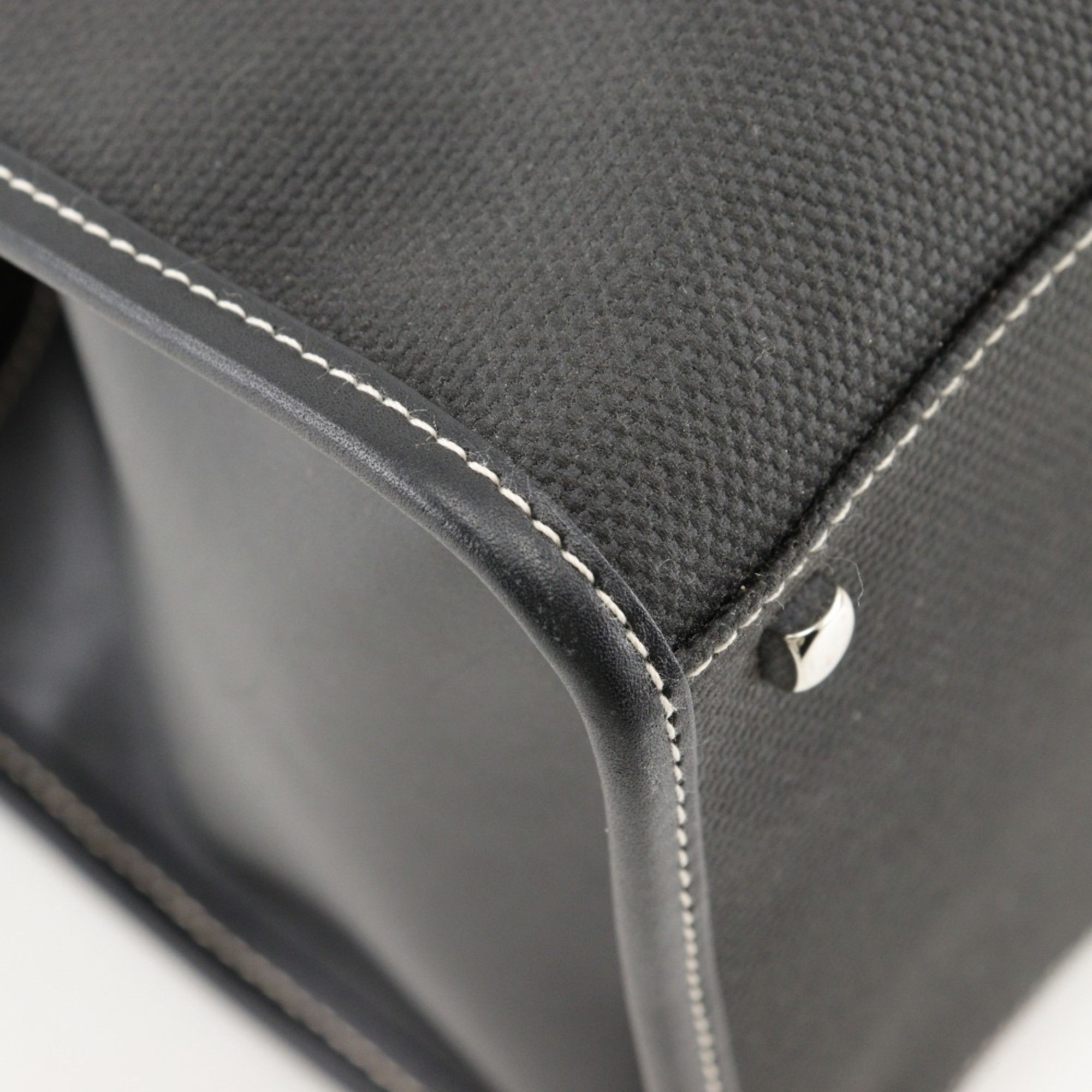 Salvatore Ferragamo Salvatore Ferragamo Vara Handbag Canvas Black Type Vala Women's Size ONE SIZE - 4 Thumbnail