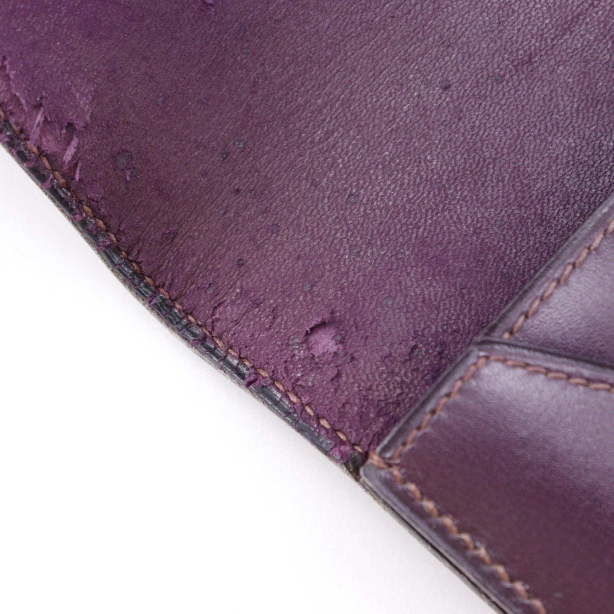 Hermes Hermes Fako Clutch Bag Box Calf Bordeaux I Flap Women's Size ONE SIZE - 9 Thumbnail