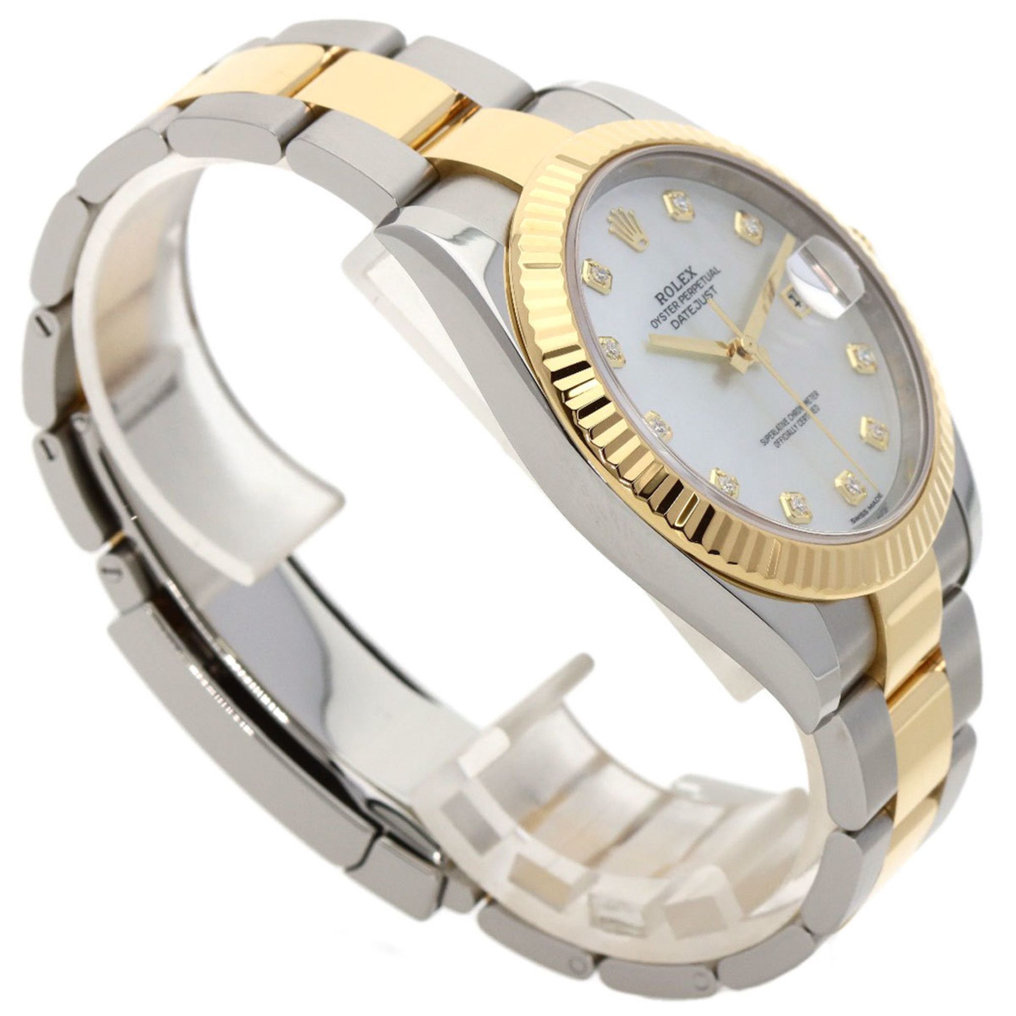 Rolex Rolex 126333NG Datejust 41 10P Diamond Watch Stainless Steel SSxK18YG Men's ROLEX Size ONE SIZE - 2 Thumbnail