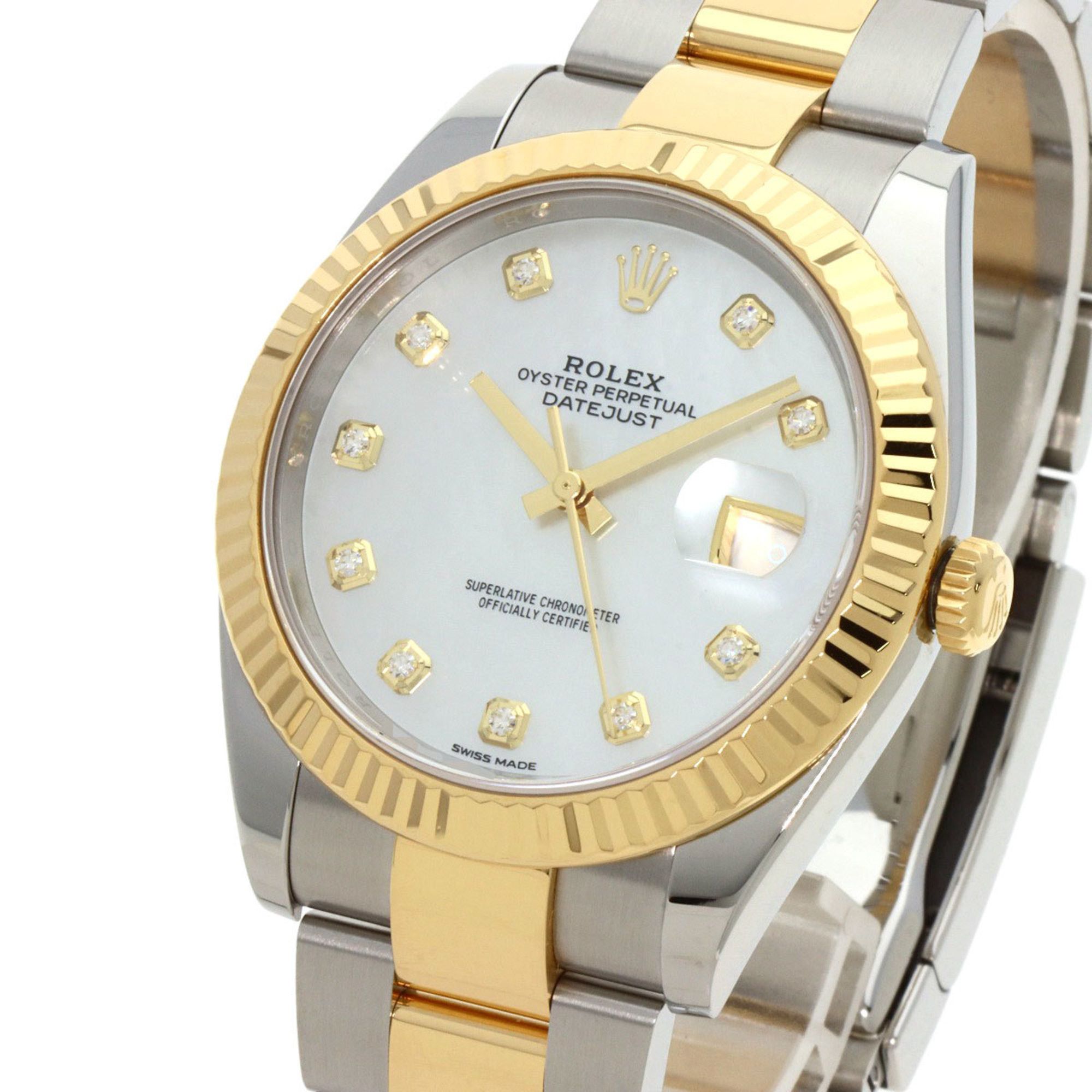 Rolex Rolex 126333NG Datejust 41 10P Diamond Watch Stainless Steel SSxK18YG Men's ROLEX Size ONE SIZE - 3 Thumbnail