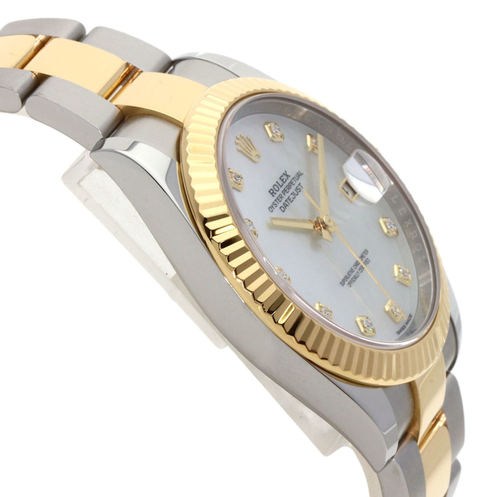 Rolex Rolex 126333NG Datejust 41 10P Diamond Watch Stainless Steel SSxK18YG Men's ROLEX Size ONE SIZE - 6 Thumbnail